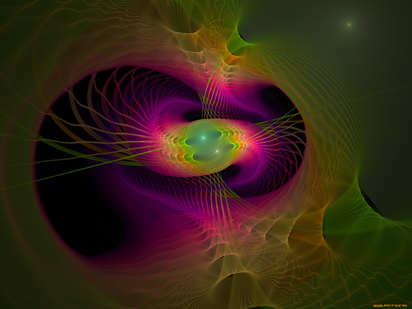 3д, графика, fractal, фракталы, узор, цвета, фон