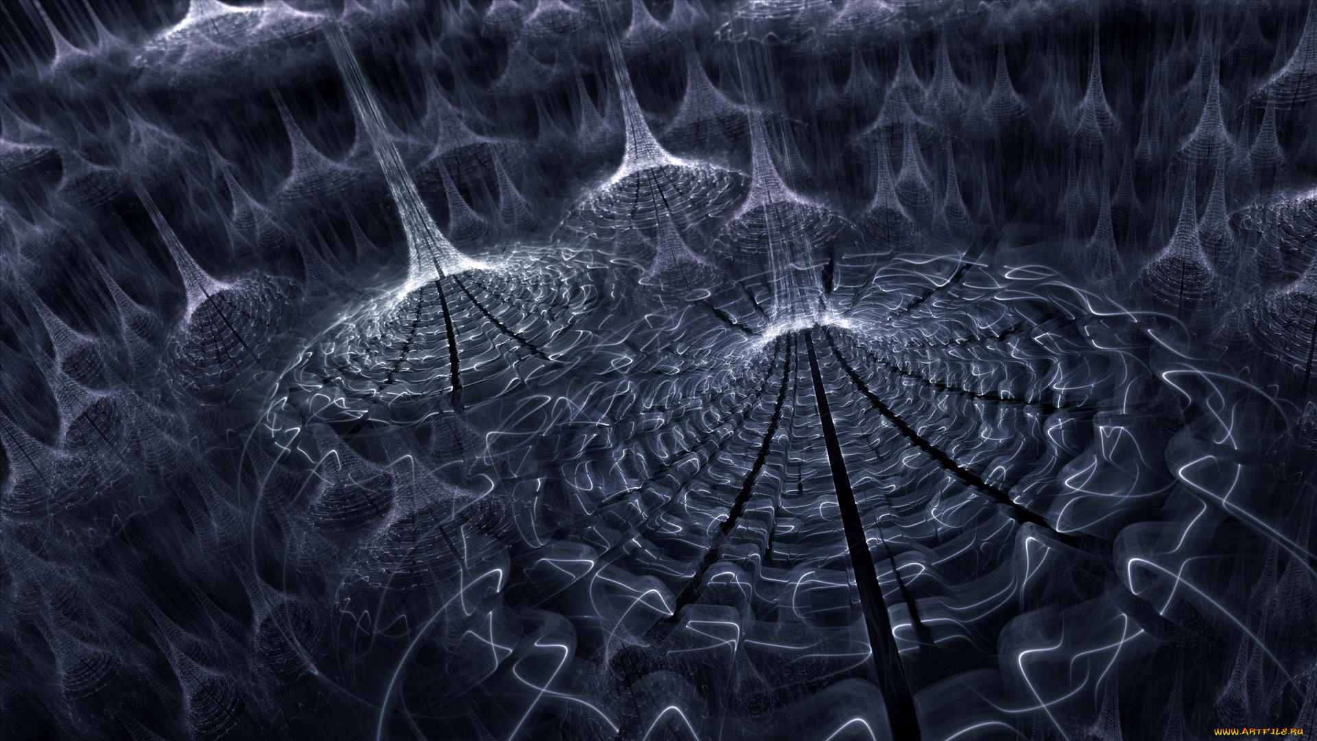 3д, графика, fractal, фракталы, узор, цвета, фон