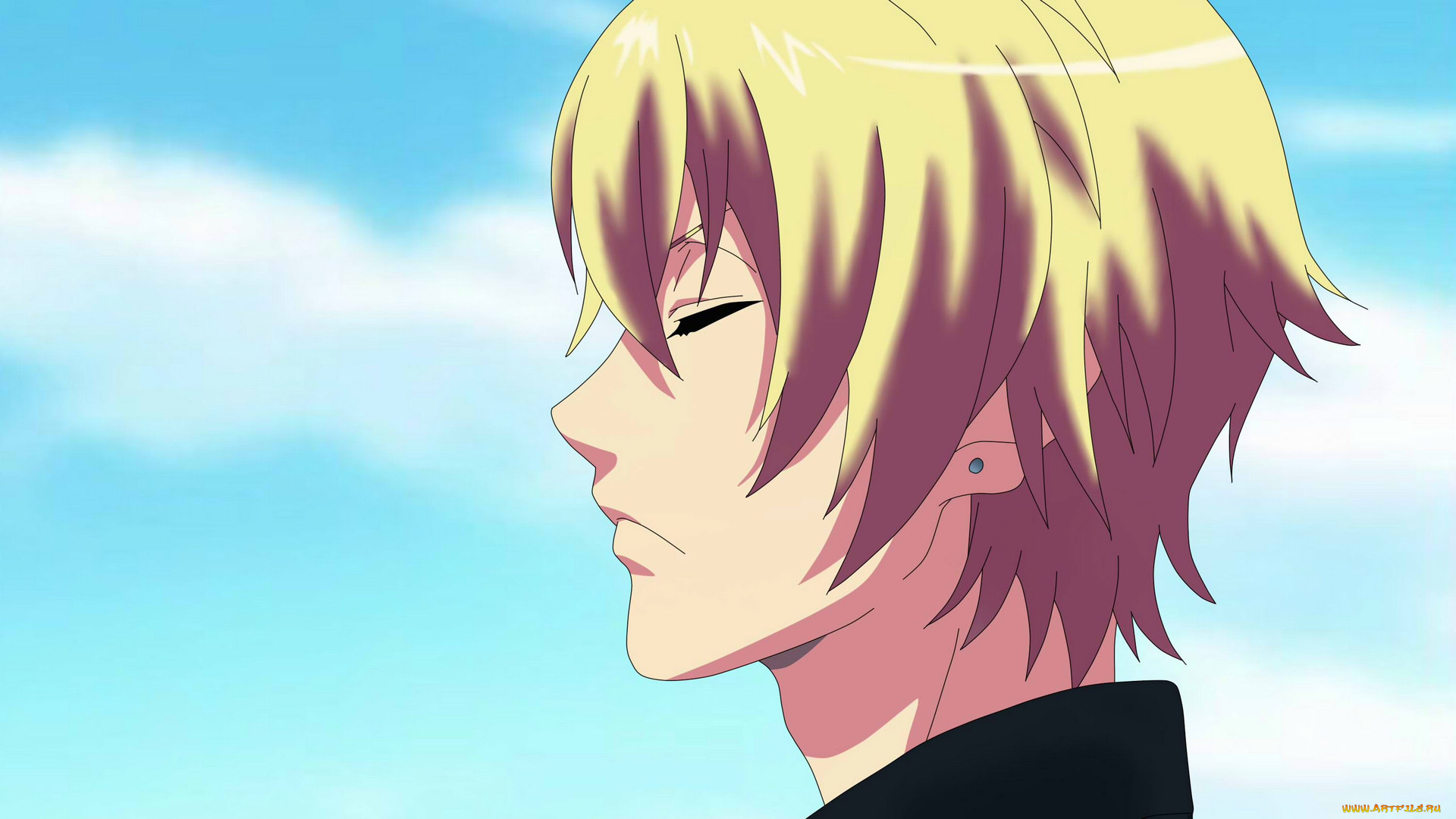 аниме, uta, no, prince, sama, волосы, парень