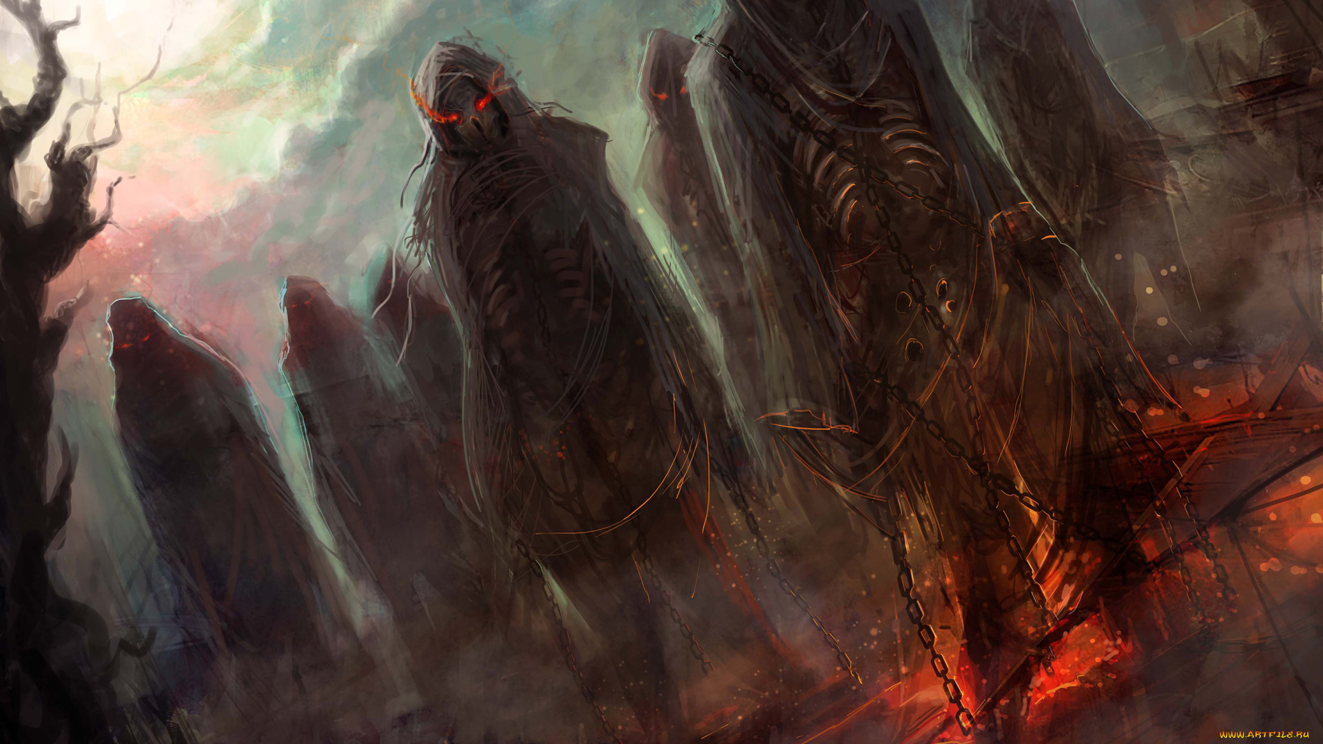 фэнтези, нежить, цепи