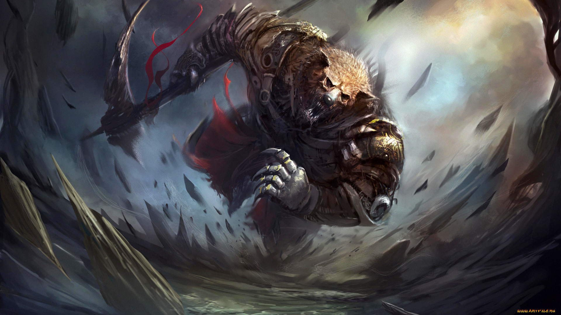 фэнтези, существа, ярость, оружие, когти