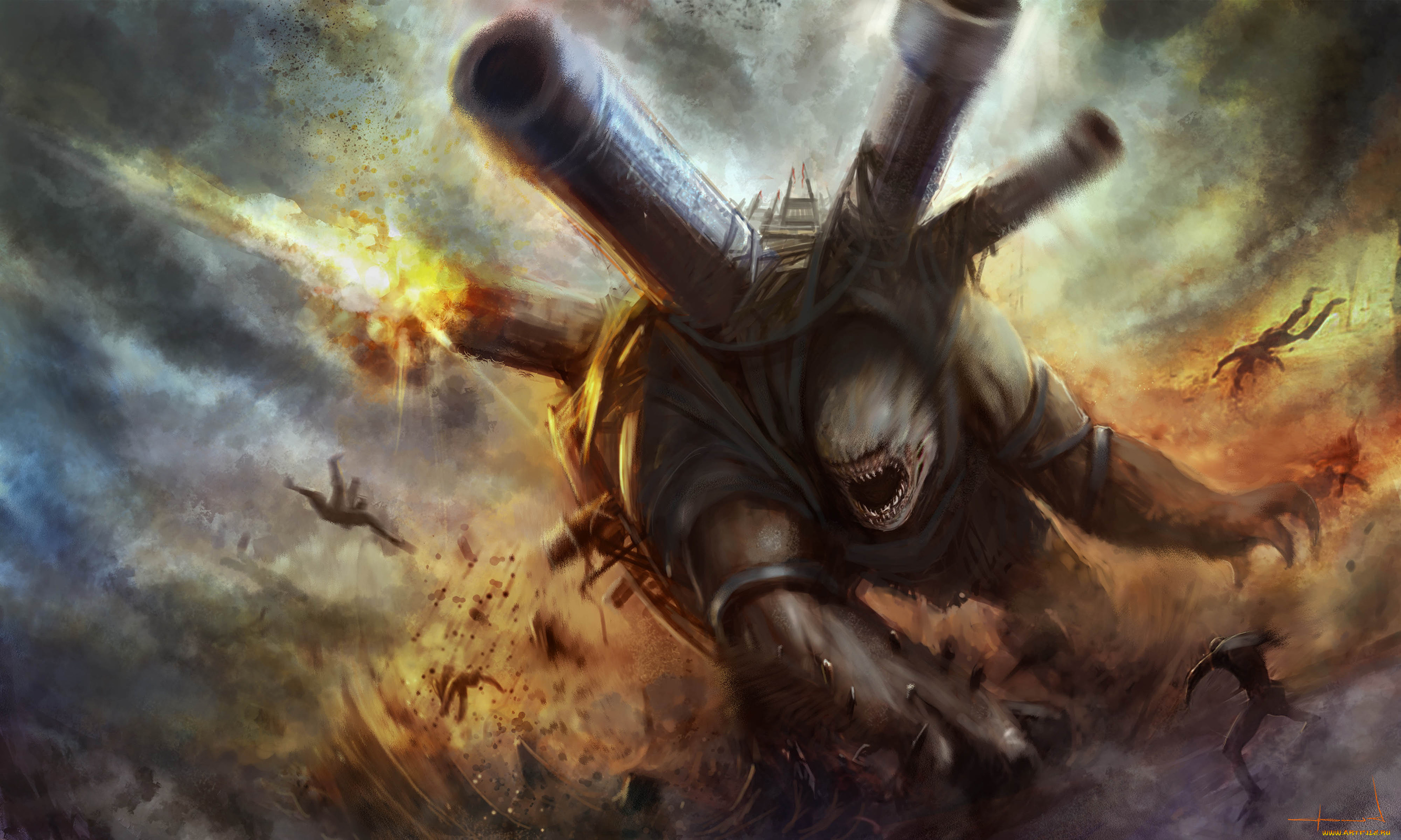 фэнтези, существа, выстрел