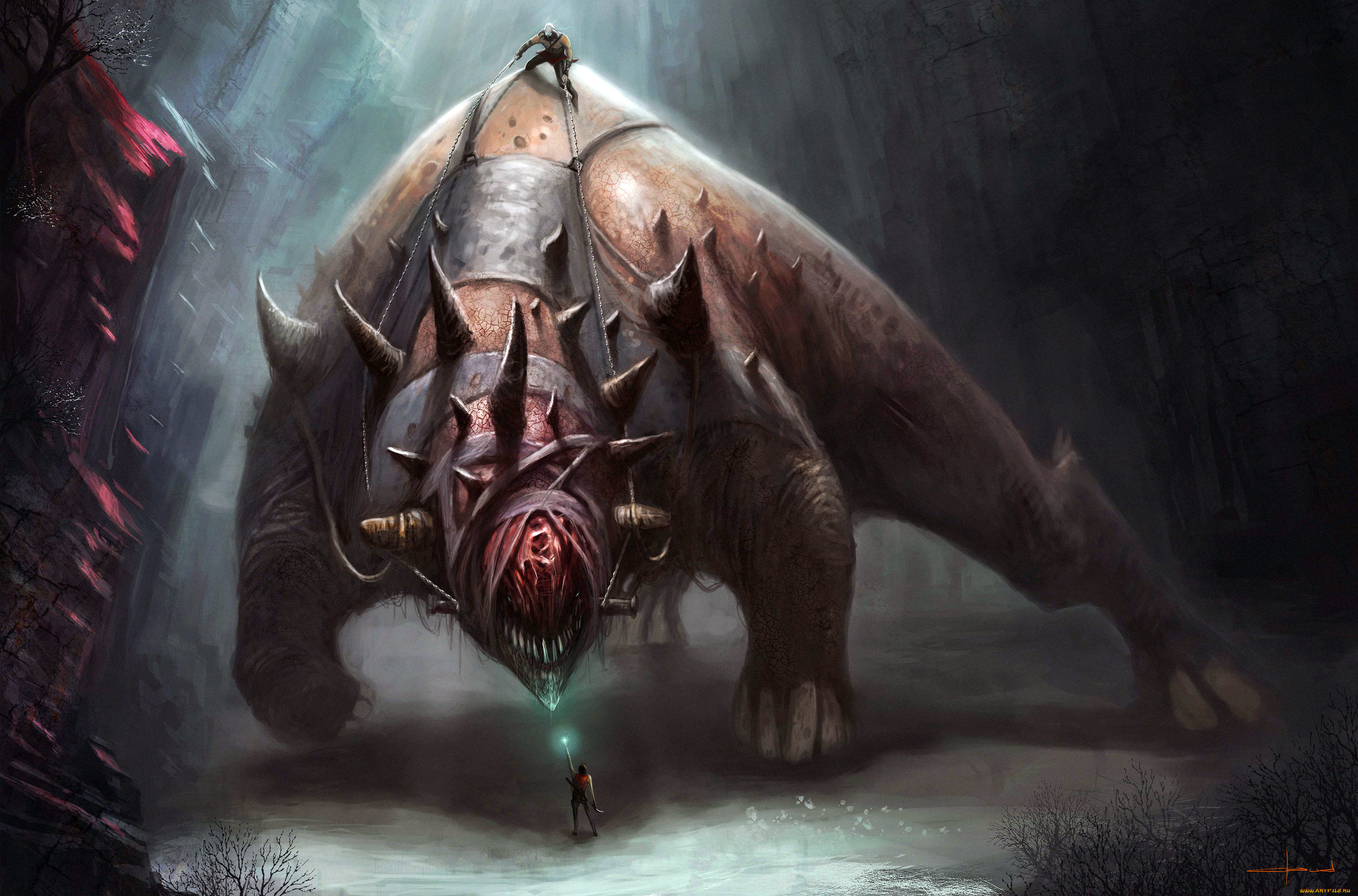 фэнтези, существа, шипы