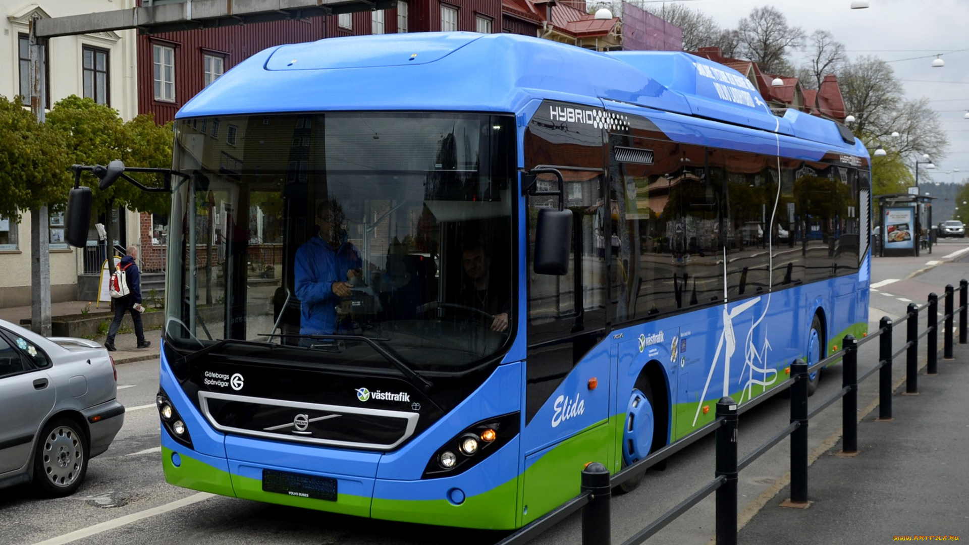 автомобили, автобусы, 2013г, hybrid, plug-in, 7900, volvo