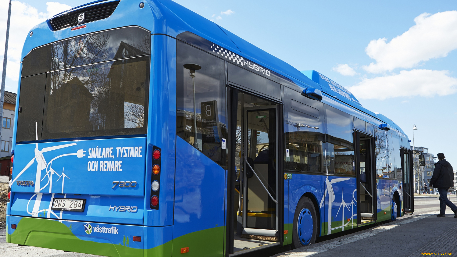 автомобили, автобусы, hybrid, plug-in, 7900, volvo, 2013г