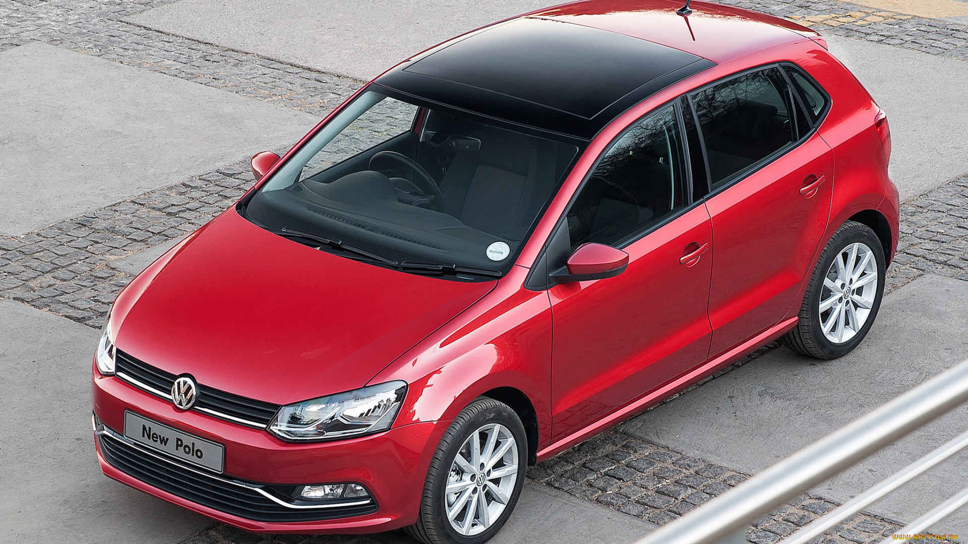 автомобили, volkswagen, красный, 2014г, typ, 6r, za-spec, polo