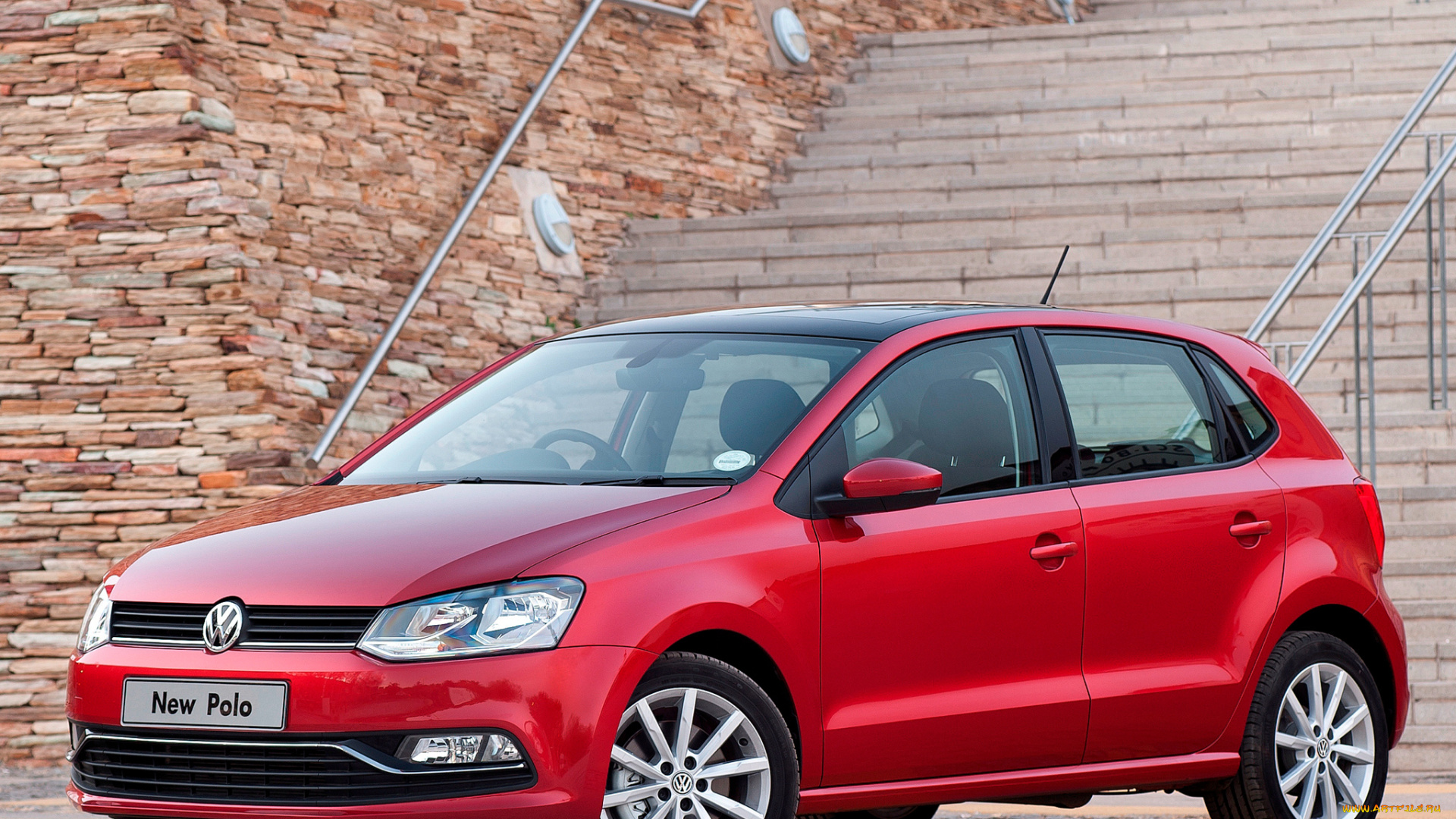 автомобили, volkswagen, polo, za-spec, typ, 6r, 2014г, красный