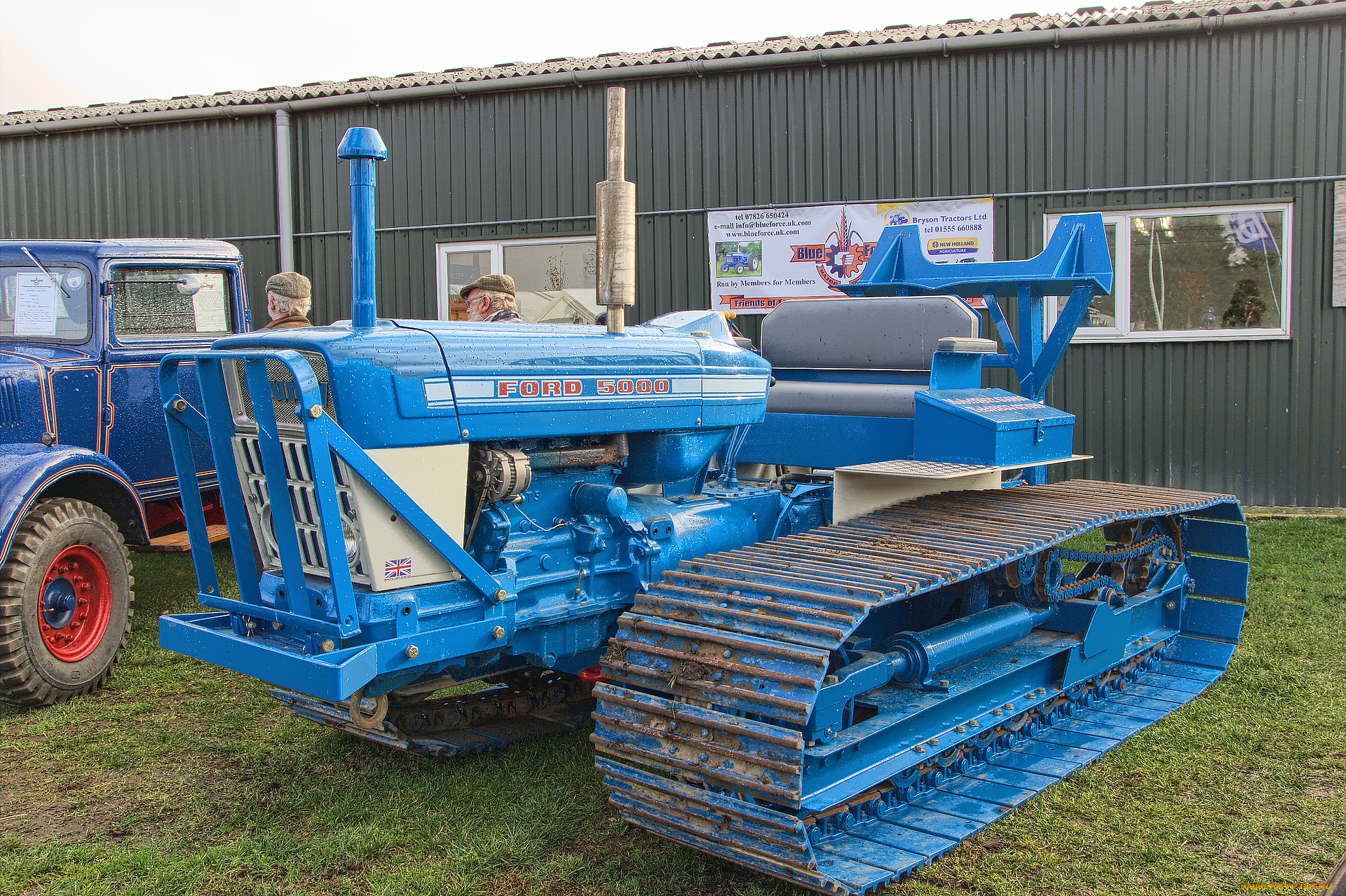 техника, тракторы, на, гусенецах, трактор