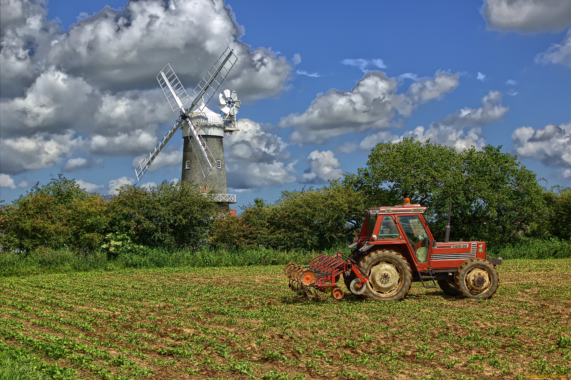 техника, тракторы, трактор, поле
