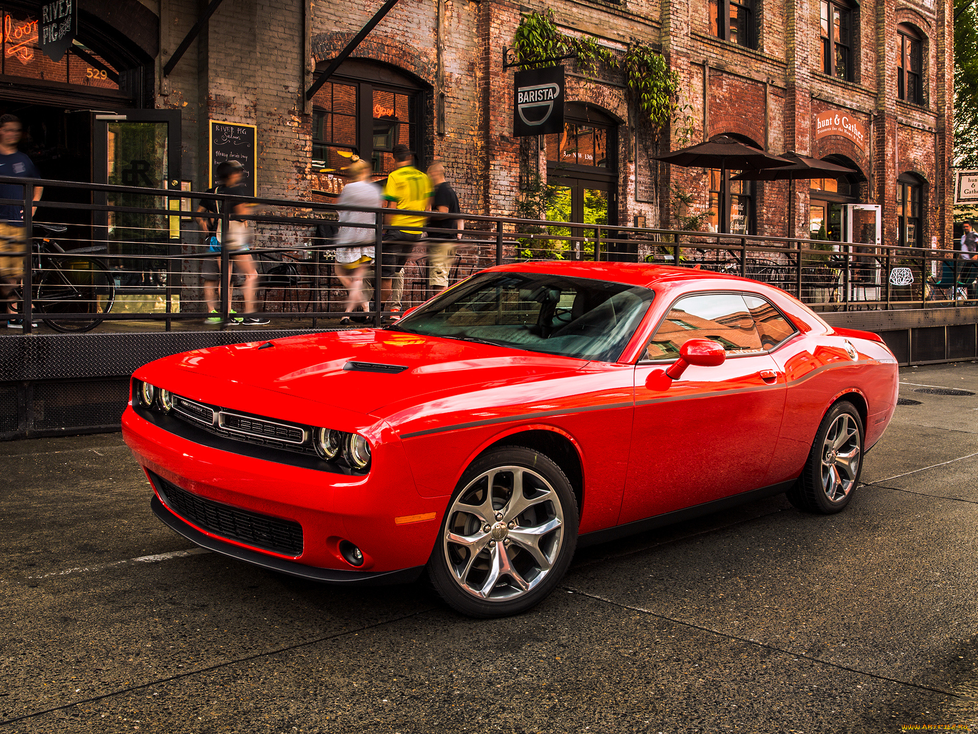 автомобили, dodge, challenger, 2015г, красный, lc, plus, sxt
