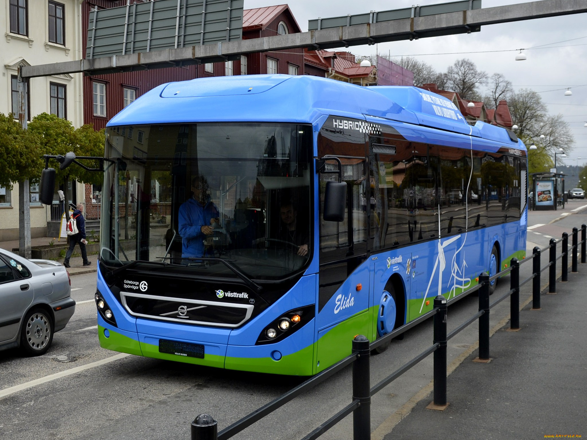 автомобили, автобусы, 2013г, hybrid, plug-in, 7900, volvo