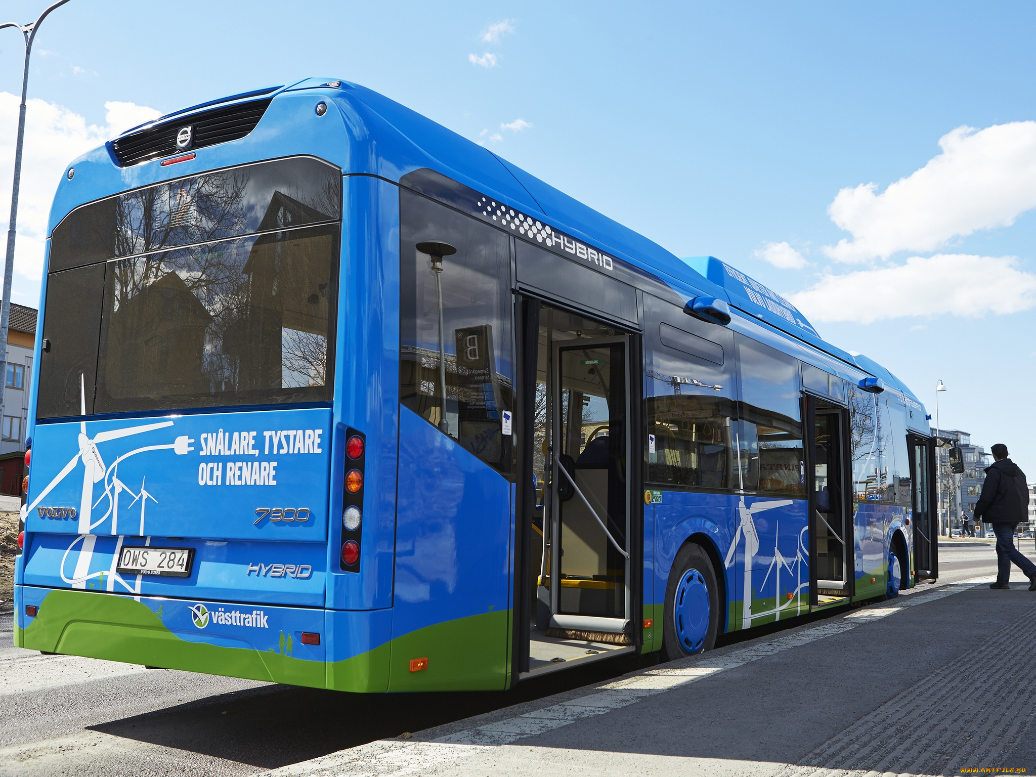 автомобили, автобусы, hybrid, plug-in, 7900, volvo, 2013г