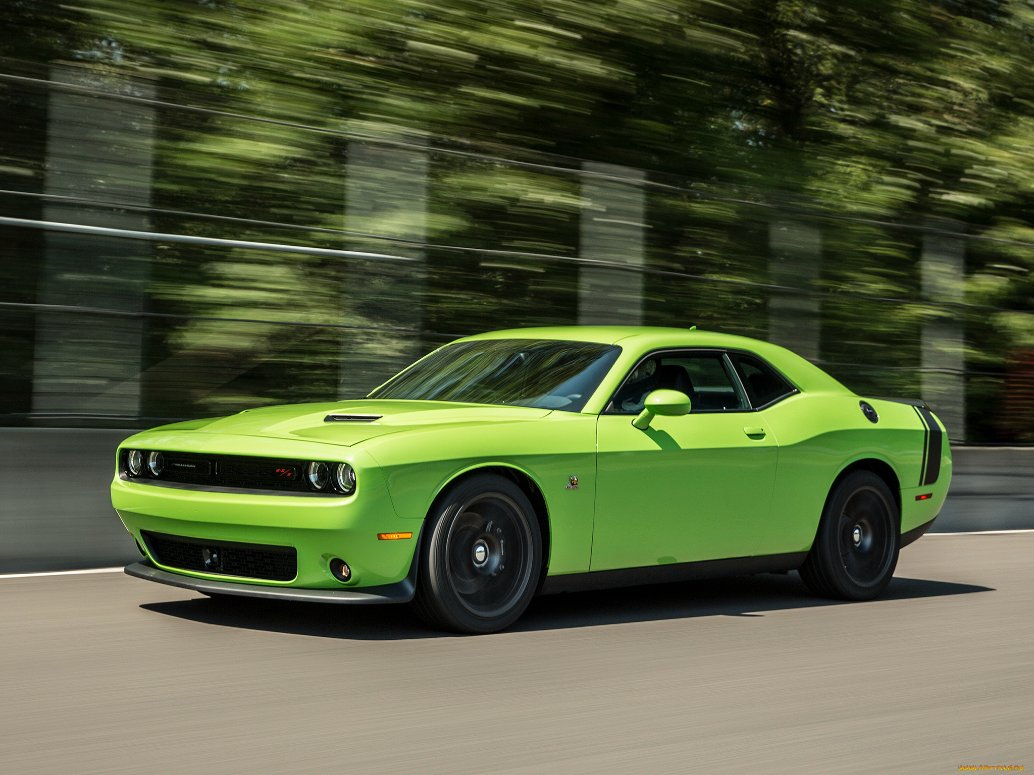 автомобили, dodge, scat, pack, зеленый, r-t, challenger, lc, 2015, г