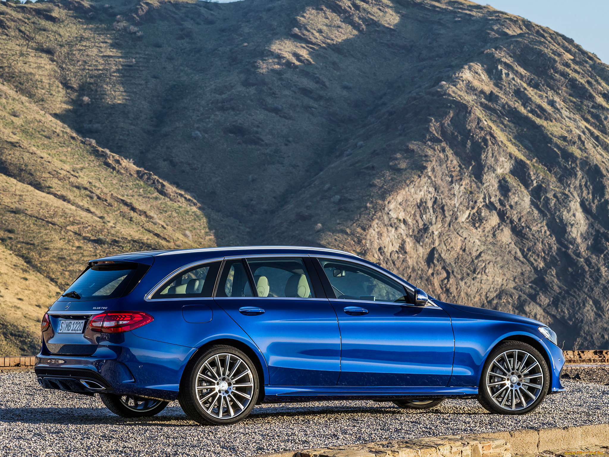 автомобили, mercedes-benz, estate, line, amg, c, 250, синий, 2014г, s205