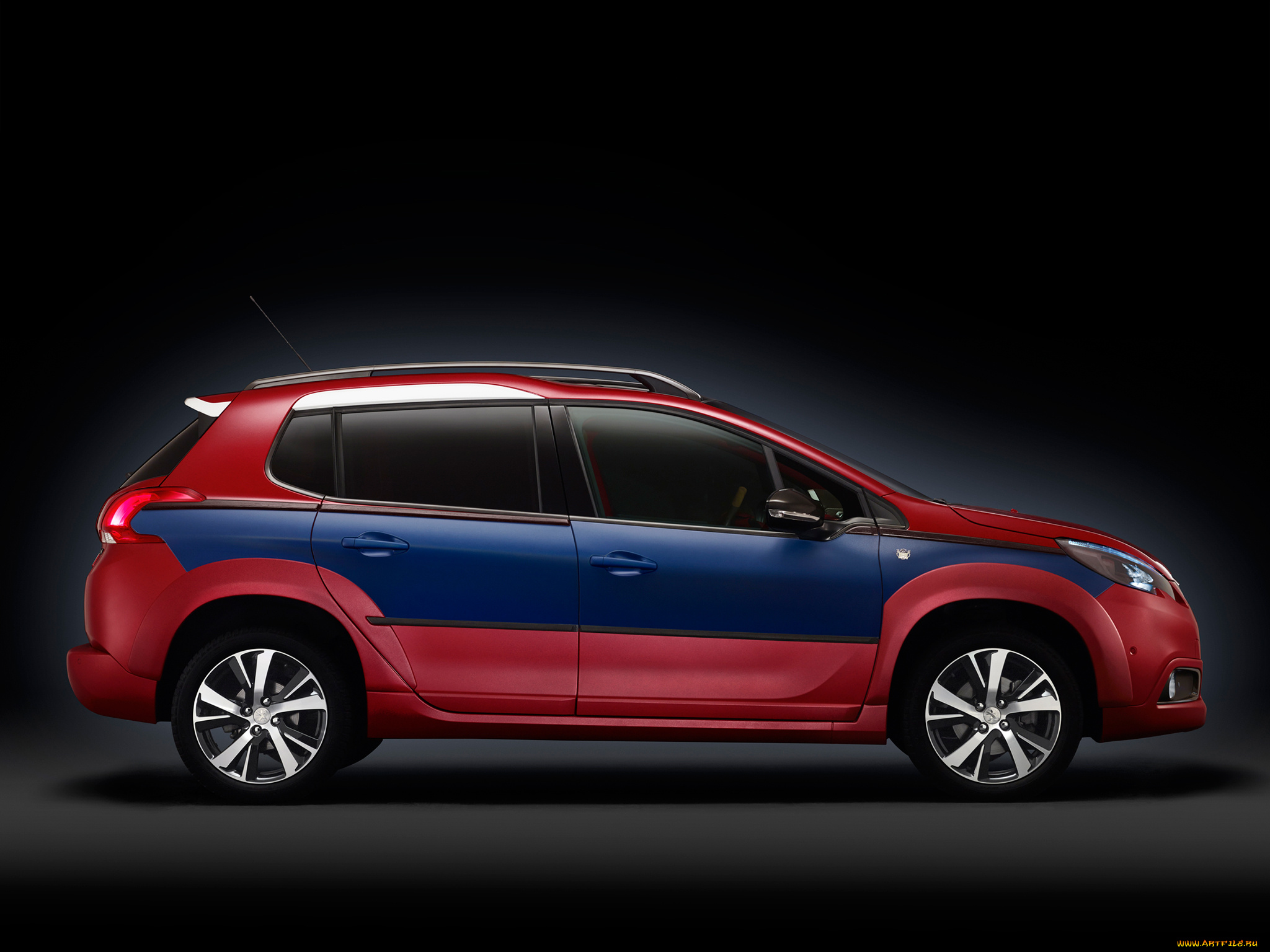 автомобили, peugeot, красный, 2014г, castagna, 2008