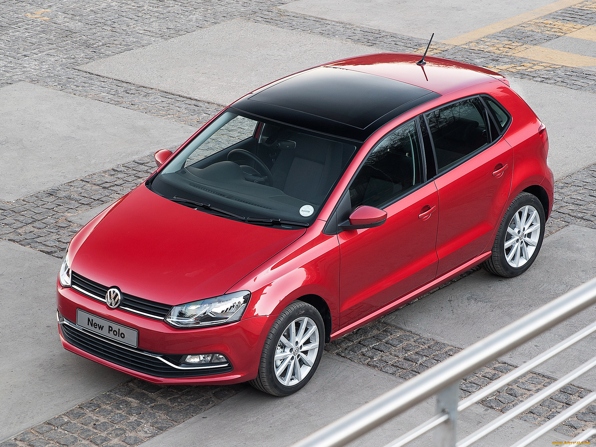 автомобили, volkswagen, красный, 2014г, typ, 6r, za-spec, polo