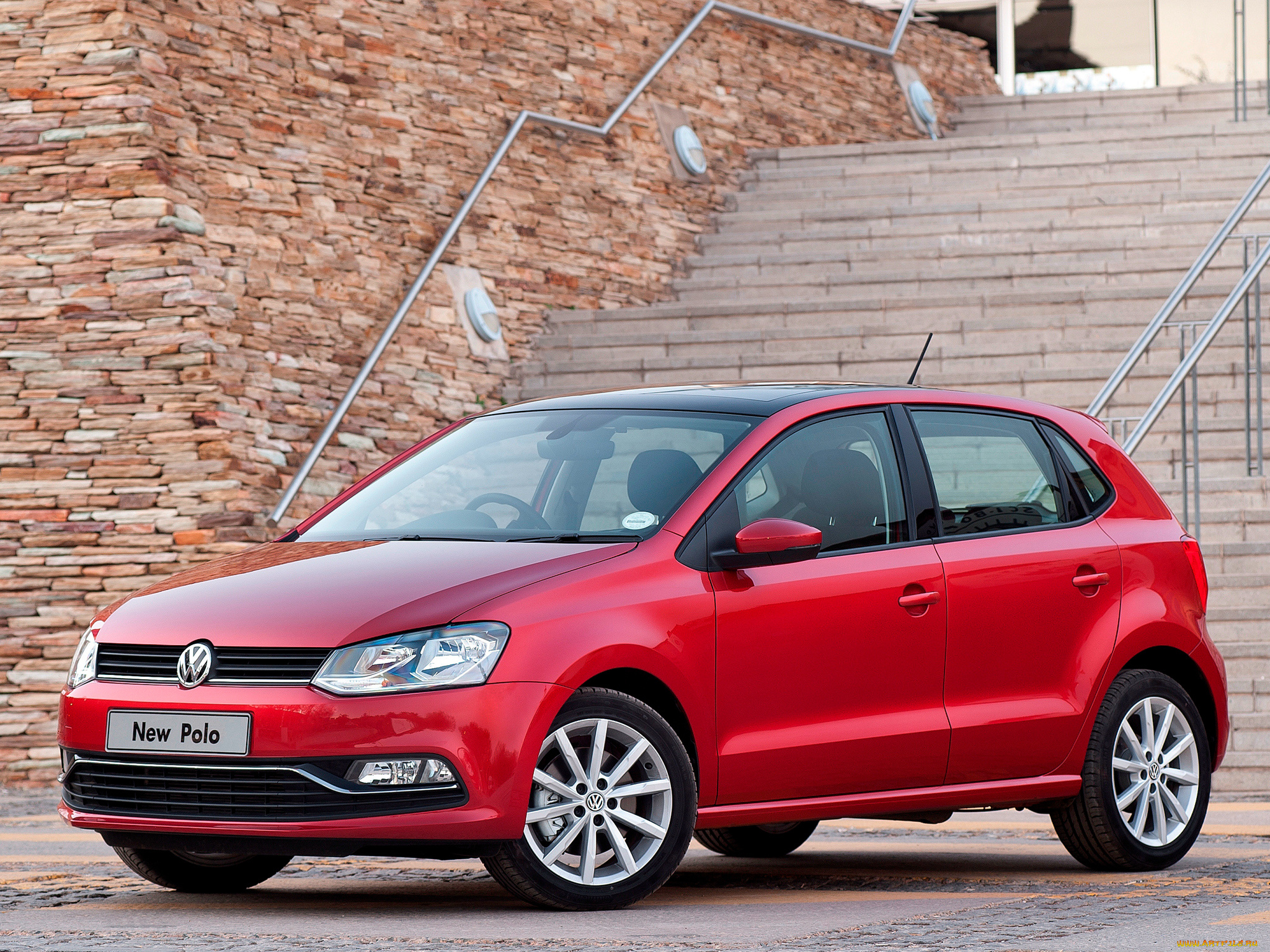 автомобили, volkswagen, polo, za-spec, typ, 6r, 2014г, красный