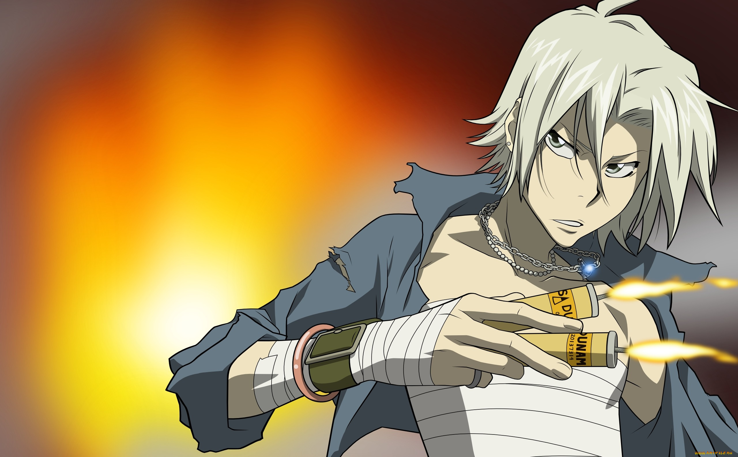 аниме, katekyo, hitman, reborn, учитель, мафиози, реборн, бомбы, серые, волосы, хаято, гакудера