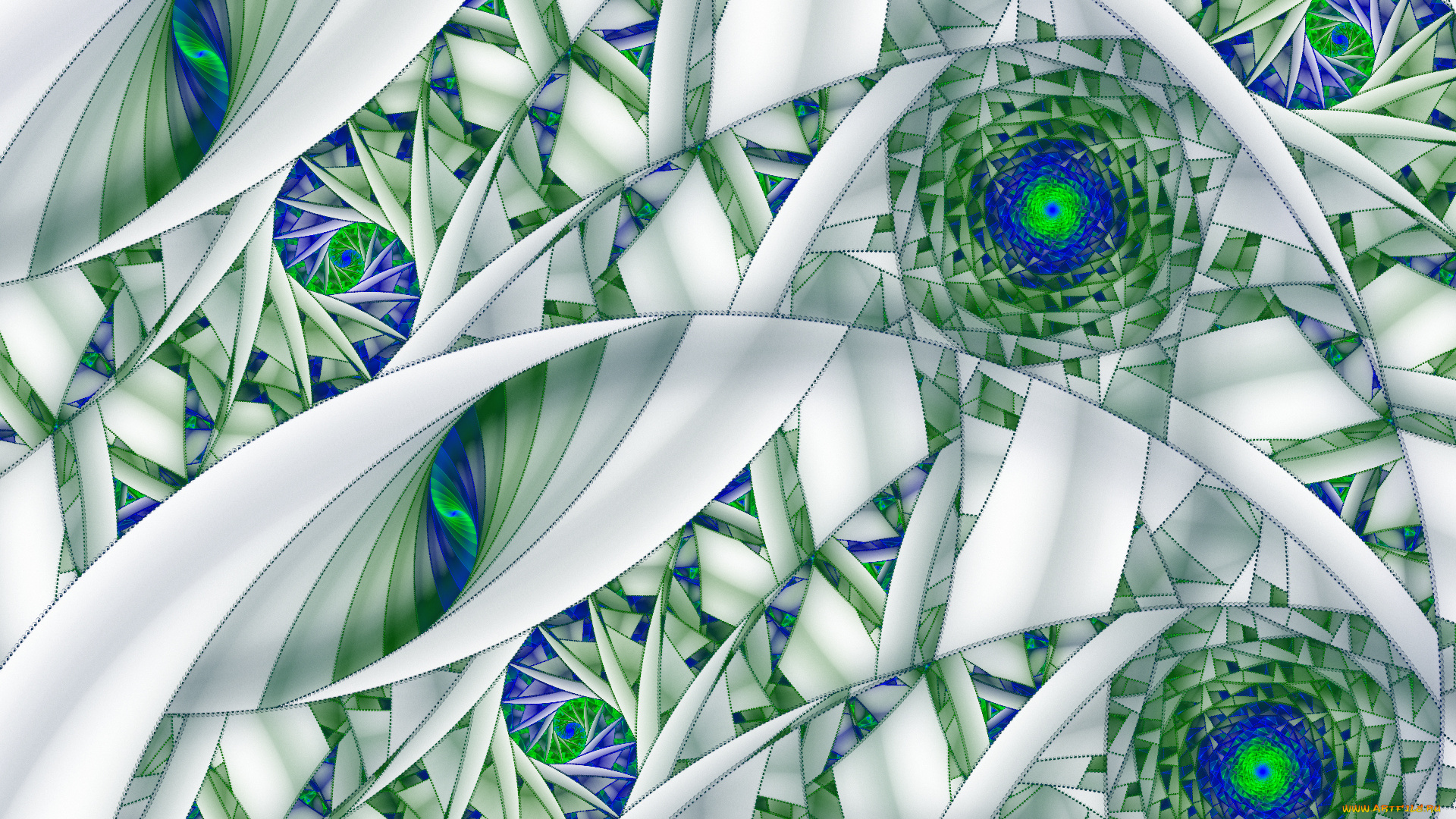 3д, графика, фракталы, , fractal, узор, фон, цвета