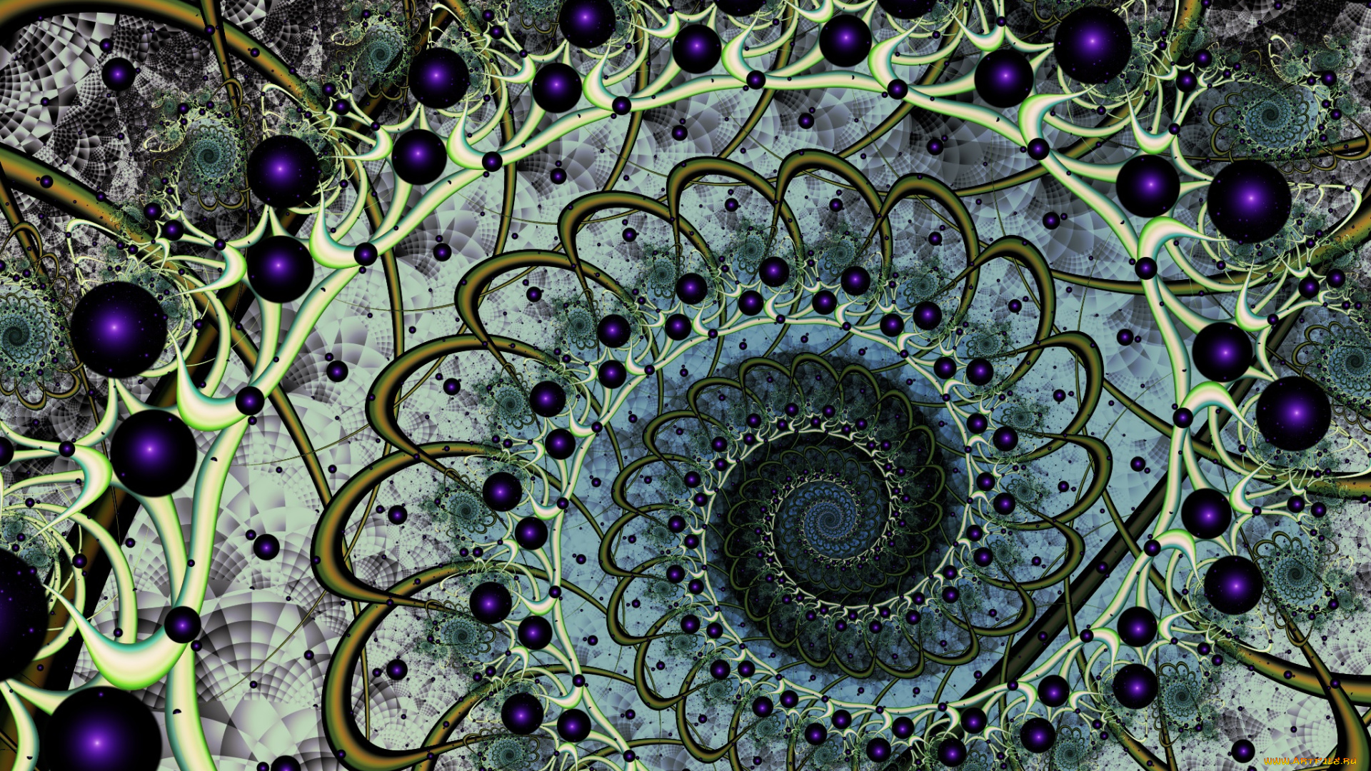 3д, графика, фракталы, , fractal, узор, фон, цвета