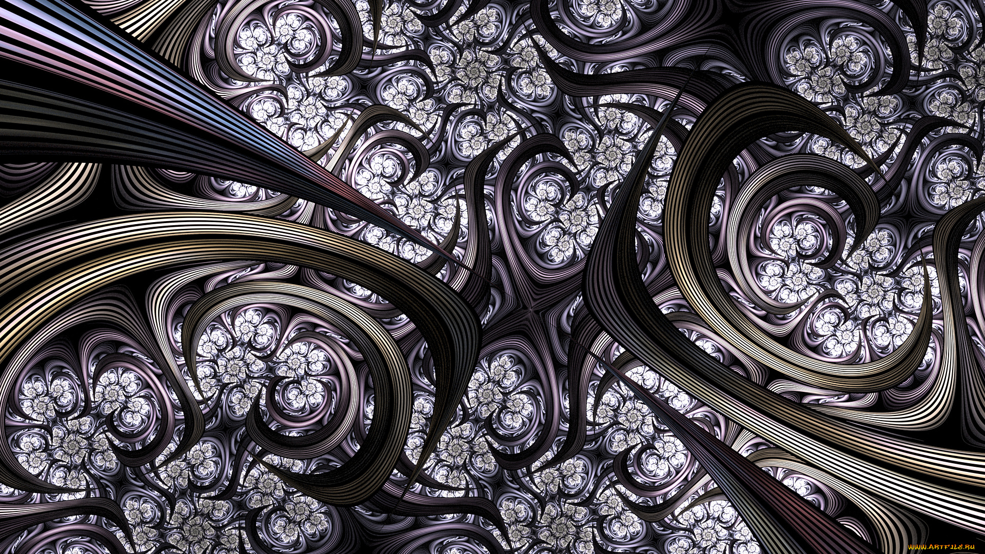 3д, графика, фракталы, , fractal, узор, фон, цвета