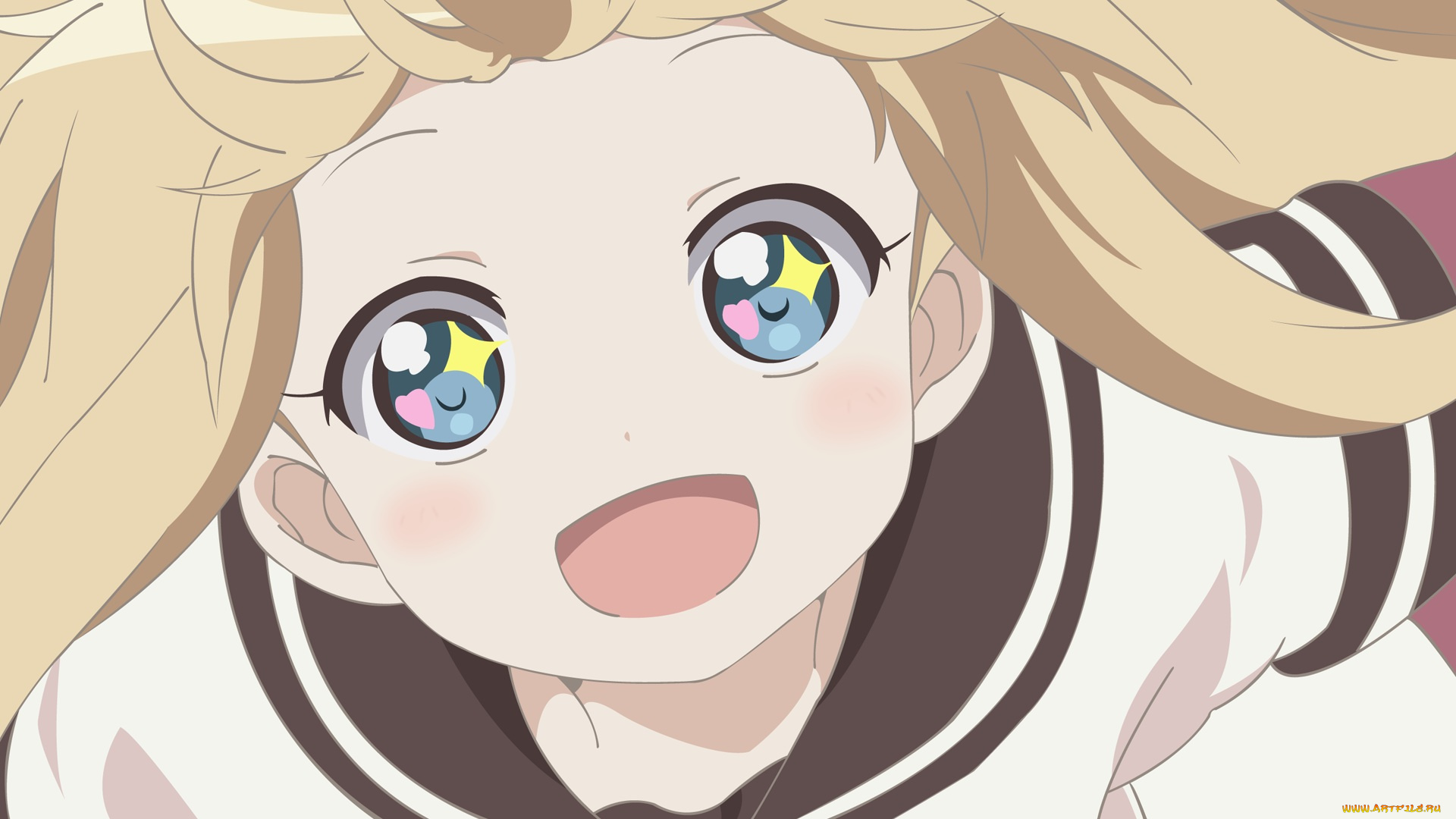 аниме, yuru, yuri, toshinou, kyouko, лицо, взгляд, девочка, арт, yuru, yuri, tagme, artist