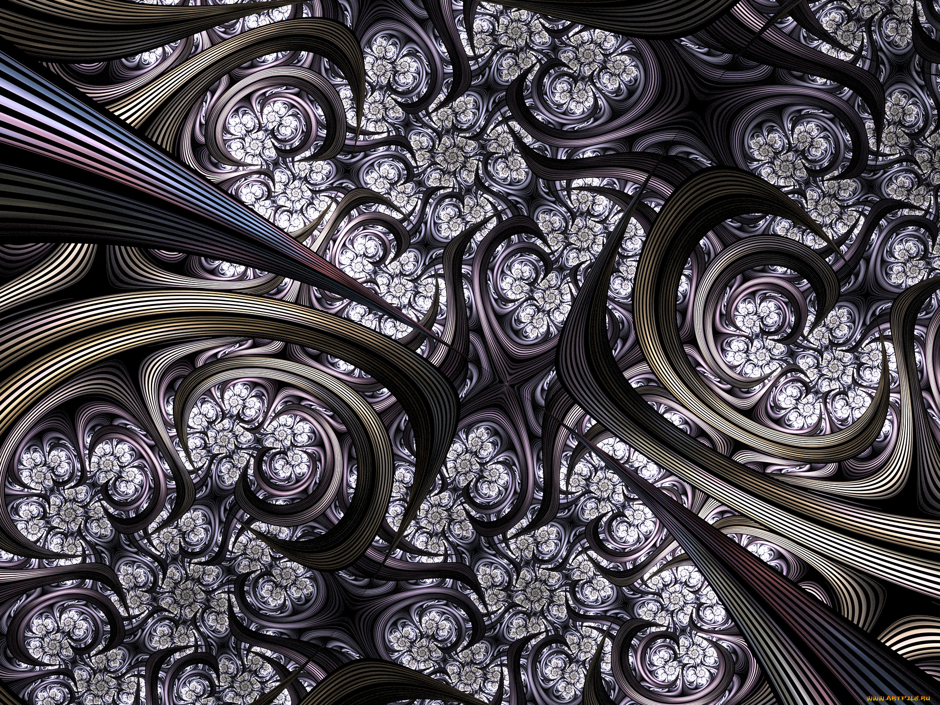 3д, графика, фракталы, , fractal, узор, фон, цвета