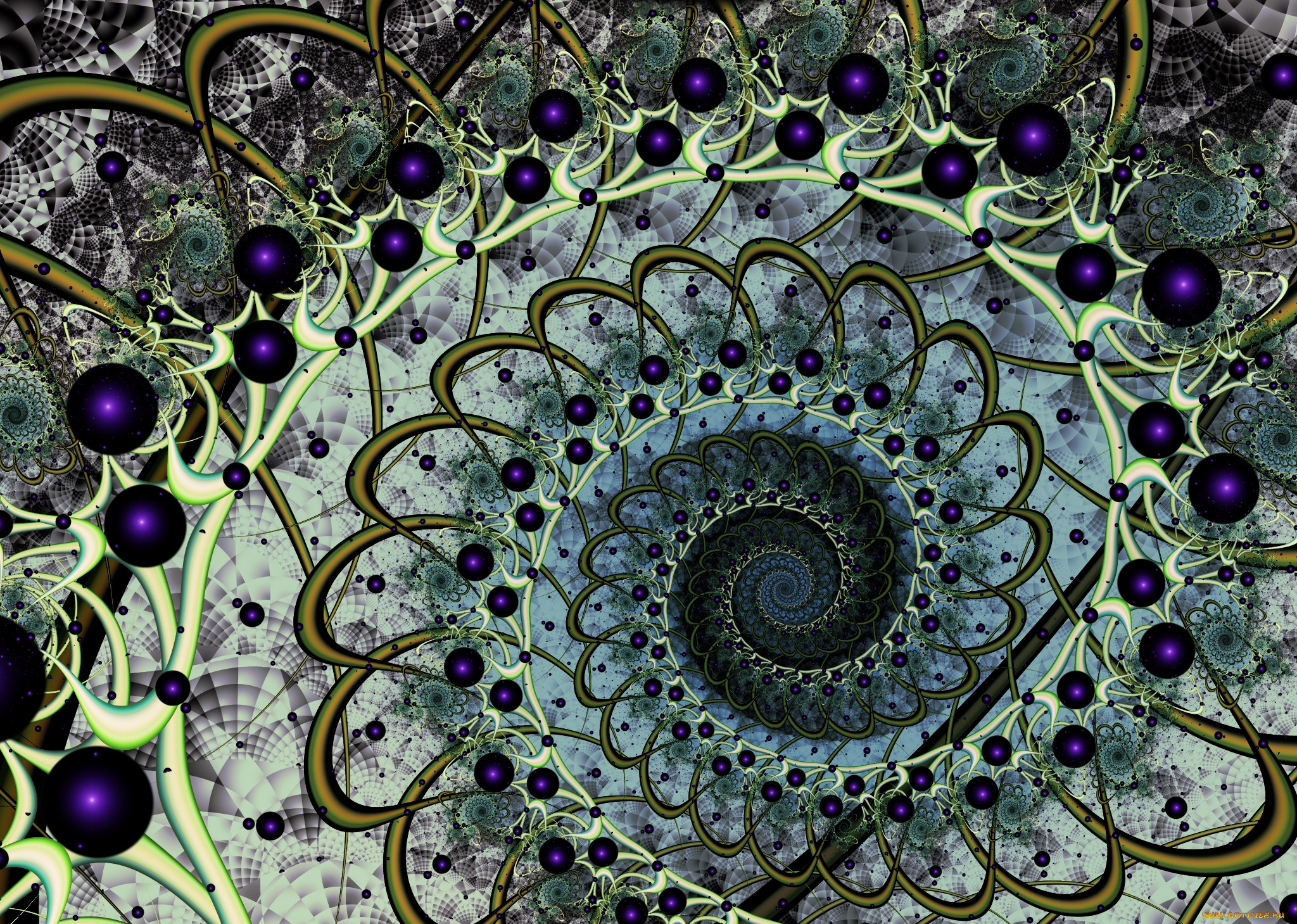 3д, графика, фракталы, , fractal, узор, фон, цвета