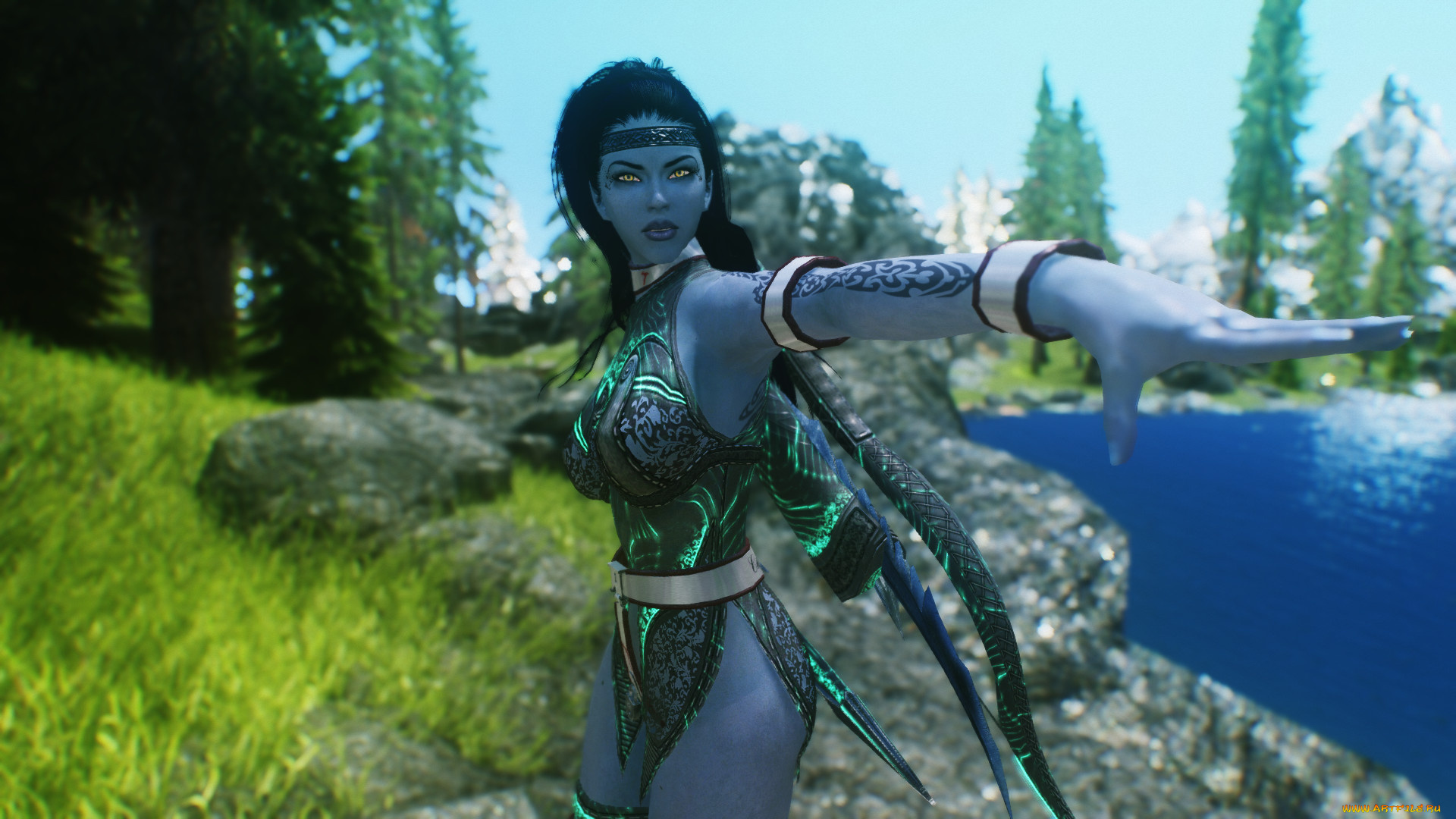 3д, графика, фантазия, , fantasy, взгляд, девушка, фон