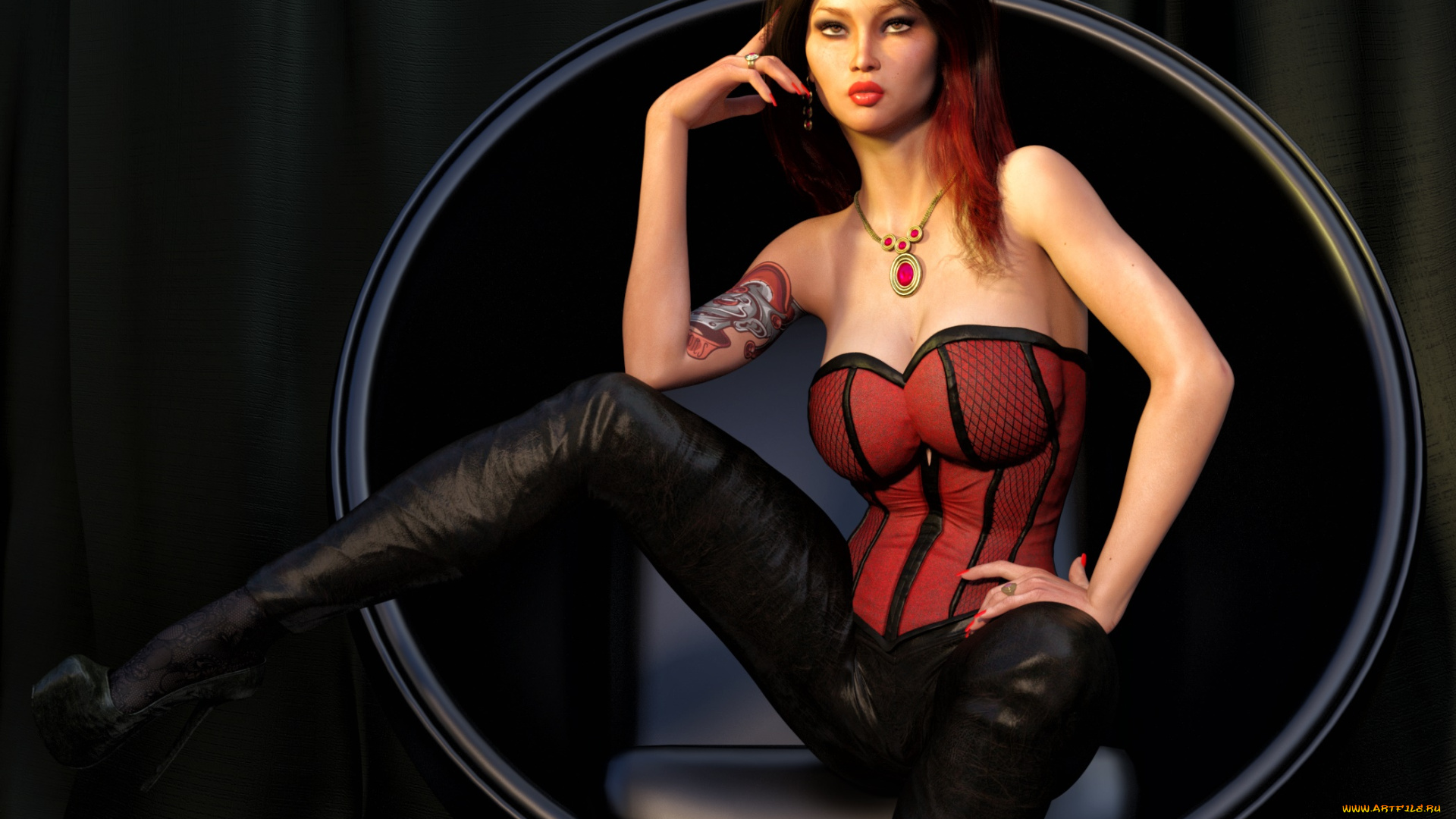 3д, графика, люди, , people, девушка, фон, взгляд