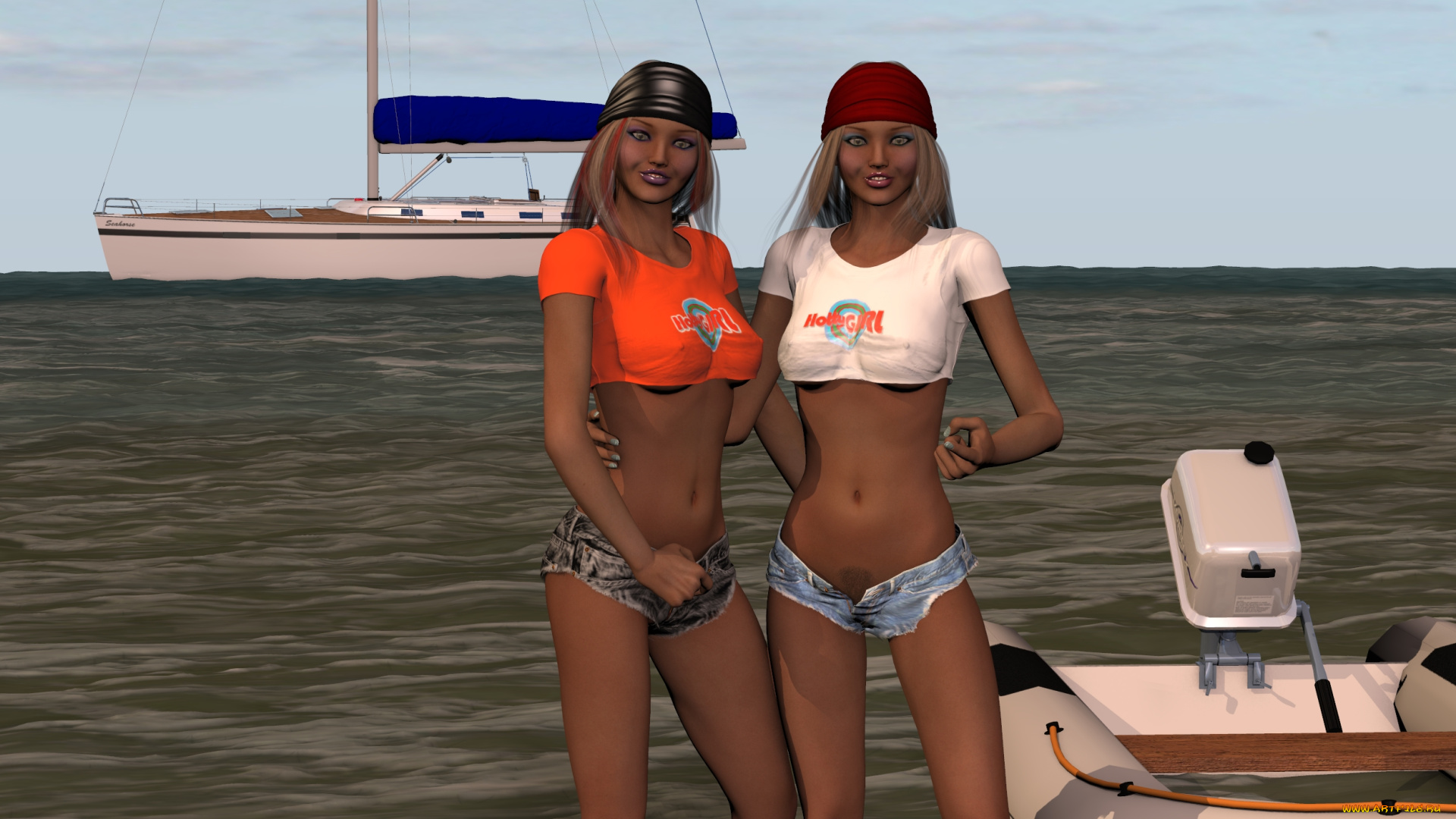 3д, графика, люди, , people, фон, взгляд, девушки