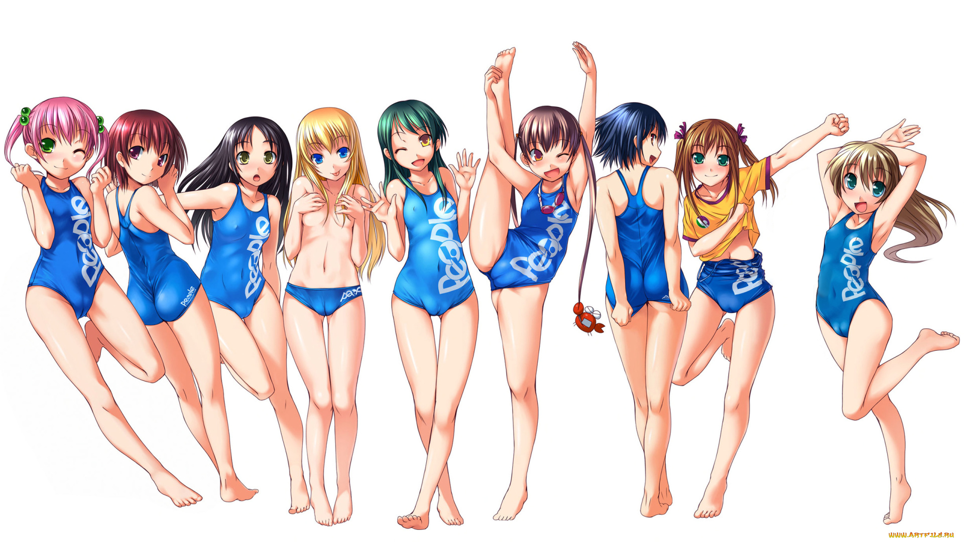 аниме, unknown, , другое, фон, взгляд, девушки