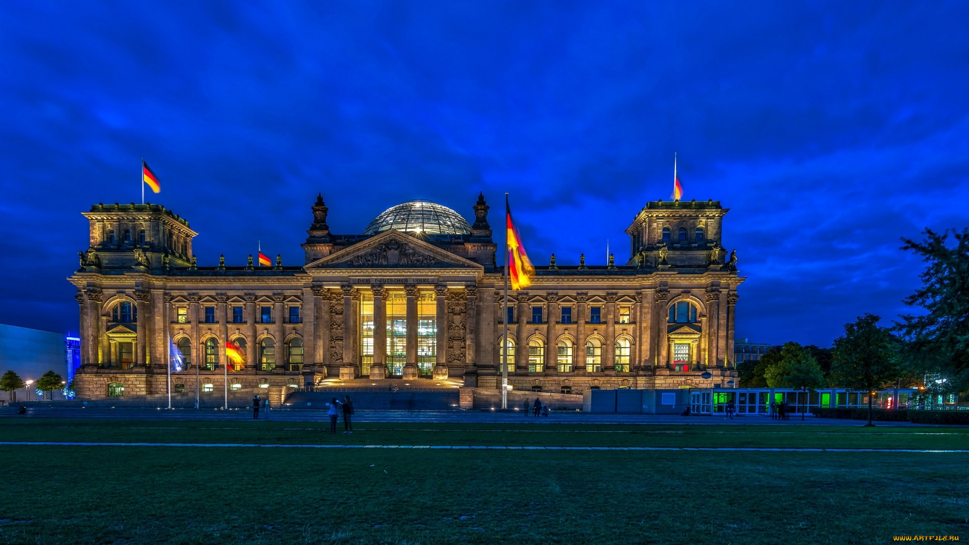 бельгия, города, -, дворцы, , замки, , крепости, трава, флаги