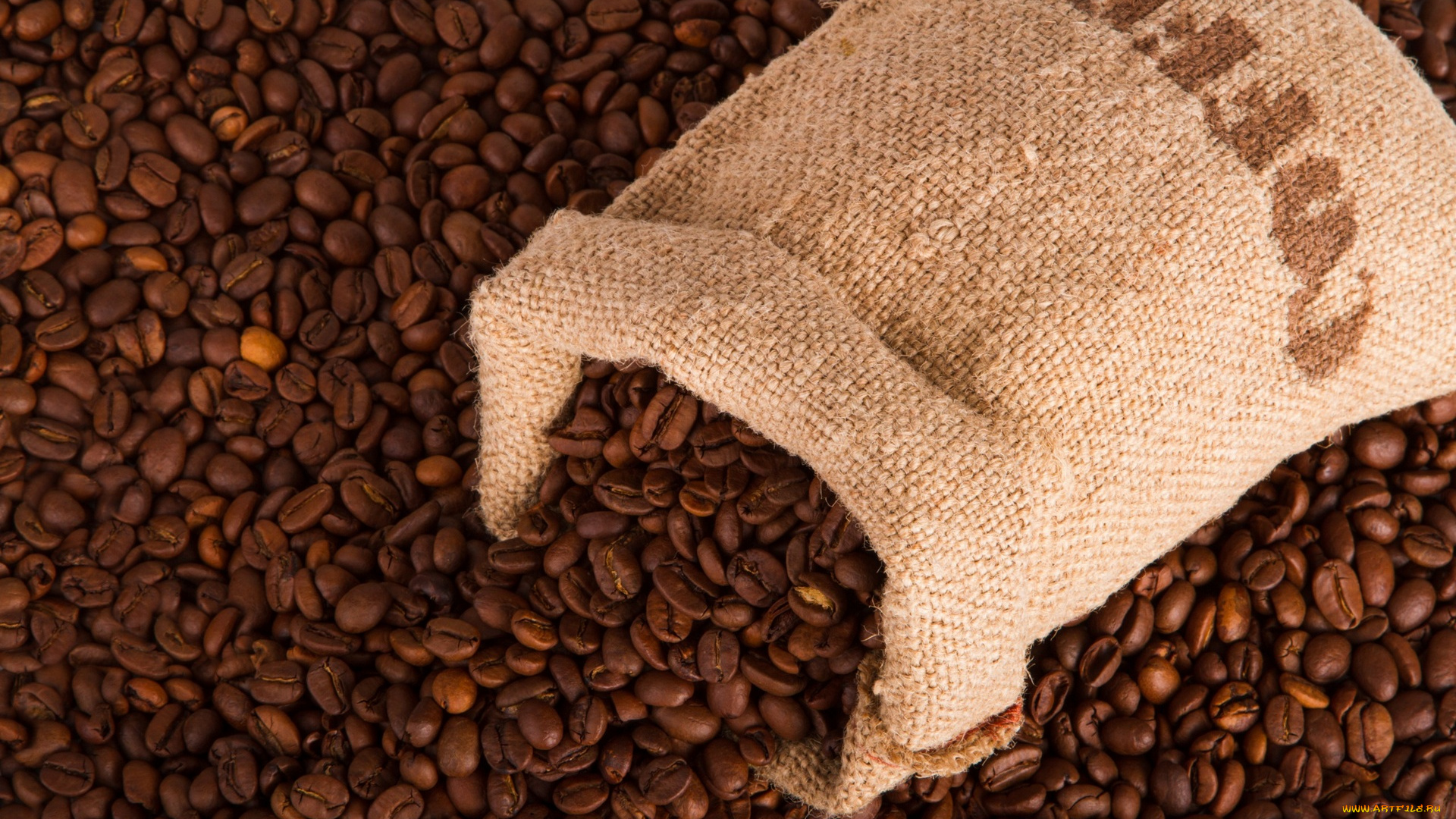 еда, кофе, , кофейные, зёрна, мешок