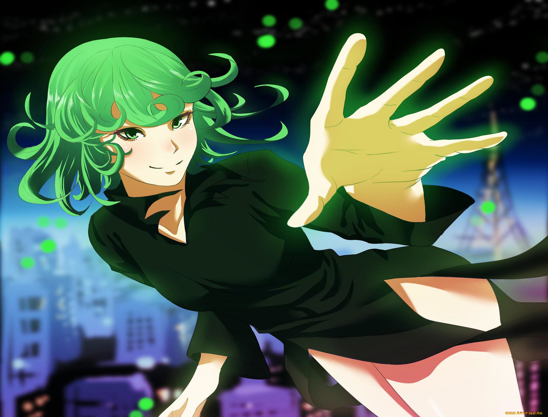 аниме, one, punch, man, ванпачмен