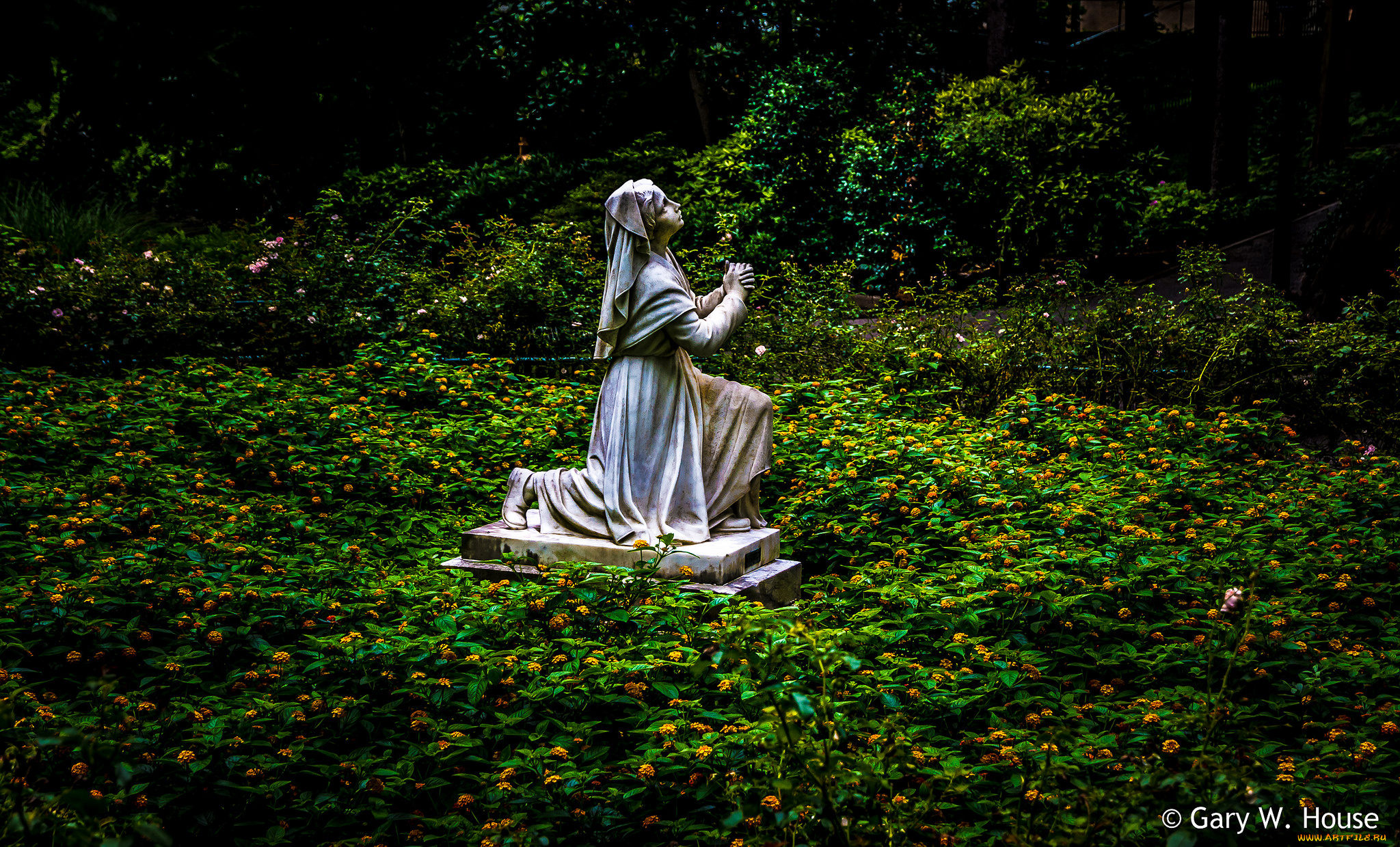 разное, садовые, и, парковые, скульптуры, парк, статуя