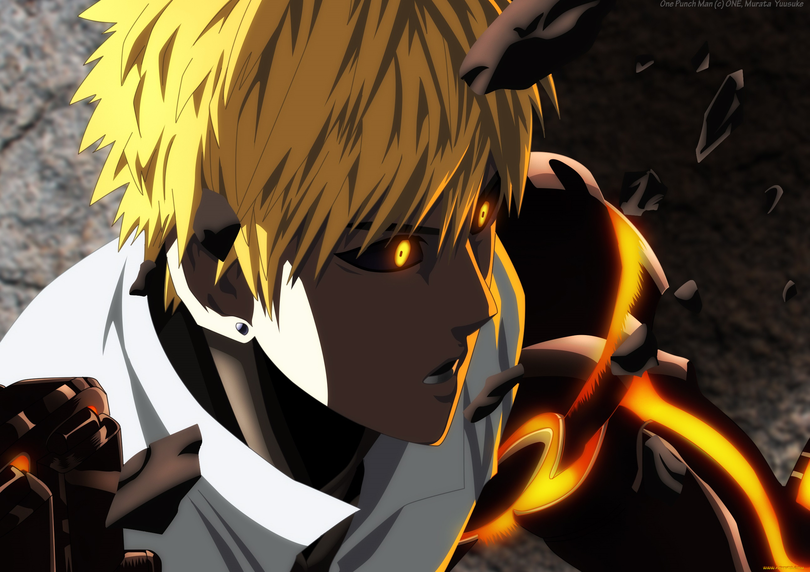 аниме, one, punch, man, ванпачмен