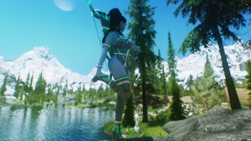 Картинка 3д+графика фантазия+ fantasy фон взгляд девушка