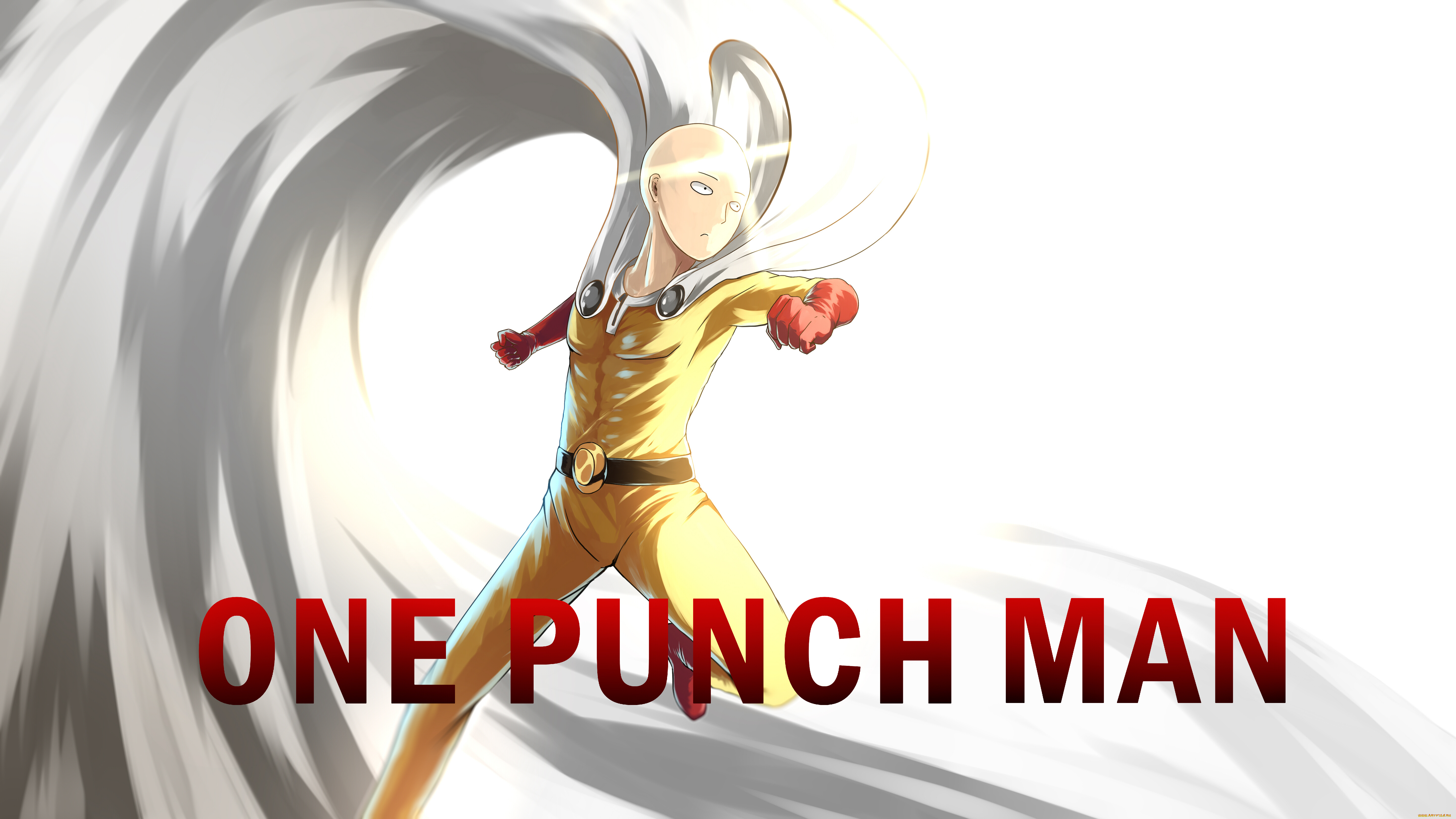 аниме, one, punch, man, ванпачмен