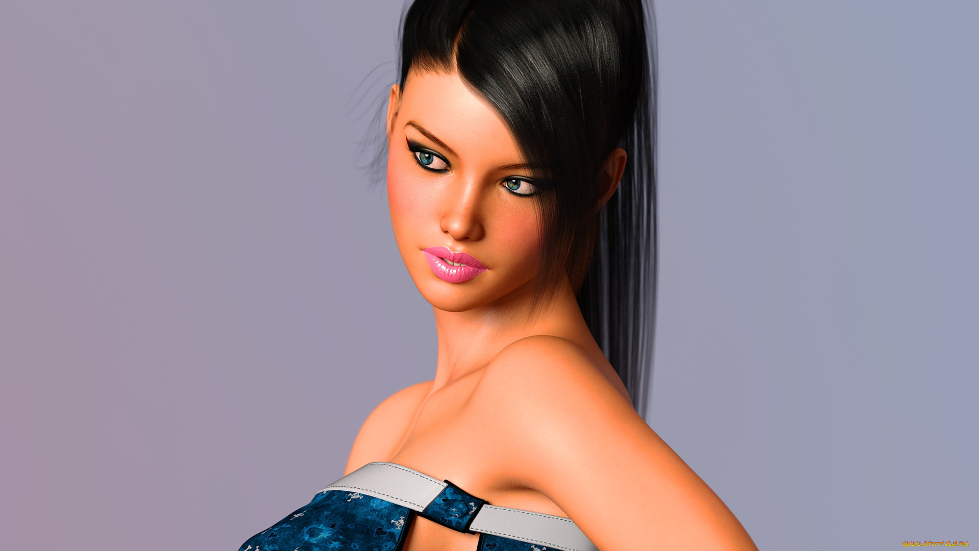 3д, графика, люди, , people, фон, девушка, взгляд