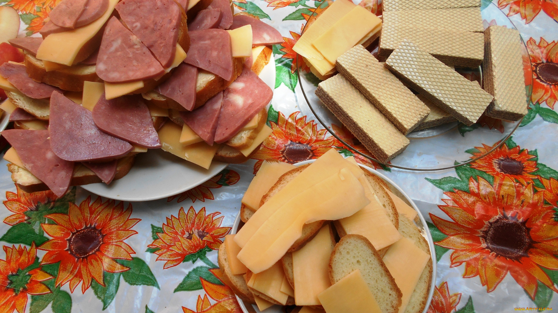 еда, бутерброды, , гамбургеры, , канапе, колбаса, хлеб, сыр, вафли