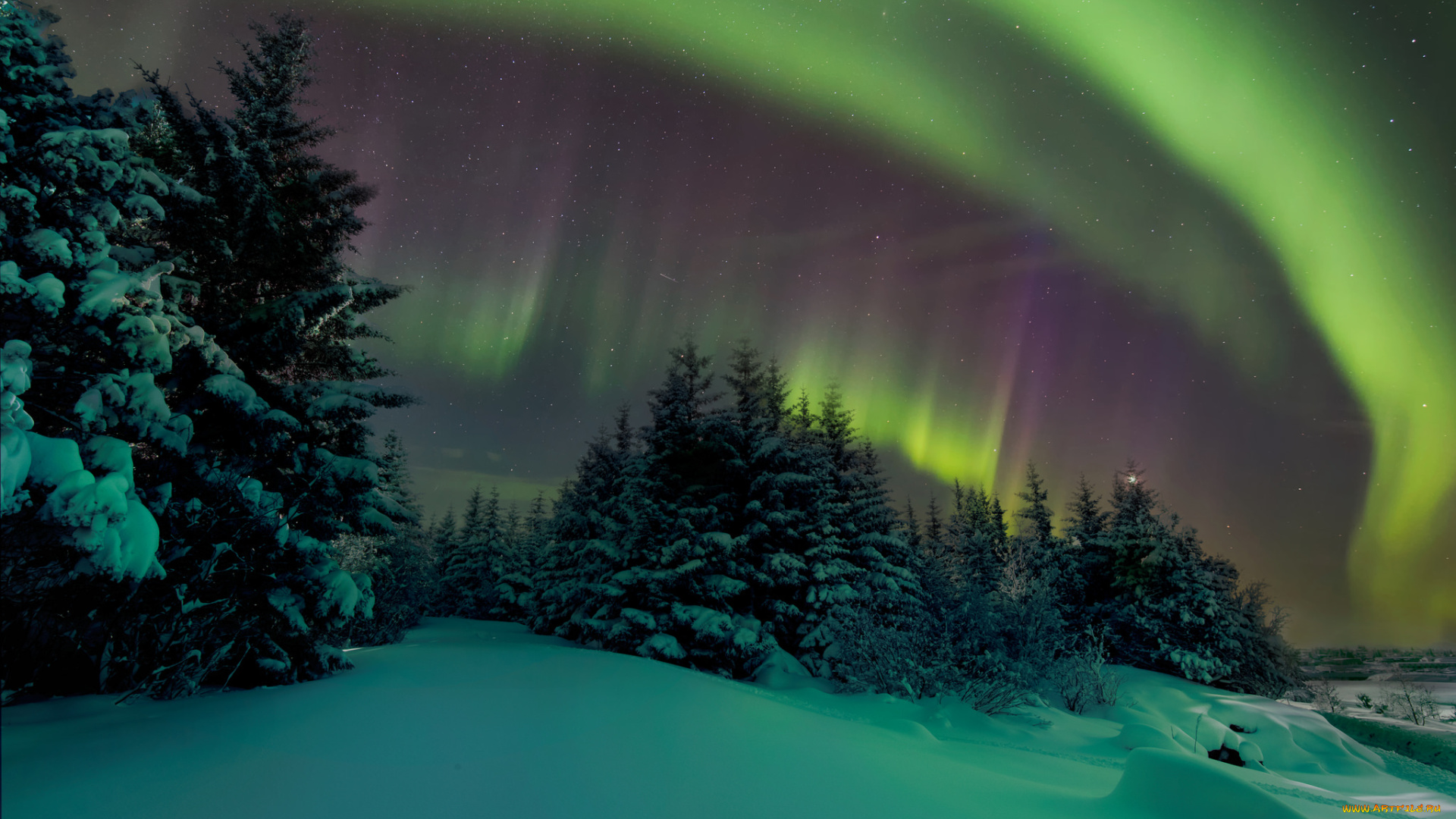 природа, радуга, простор