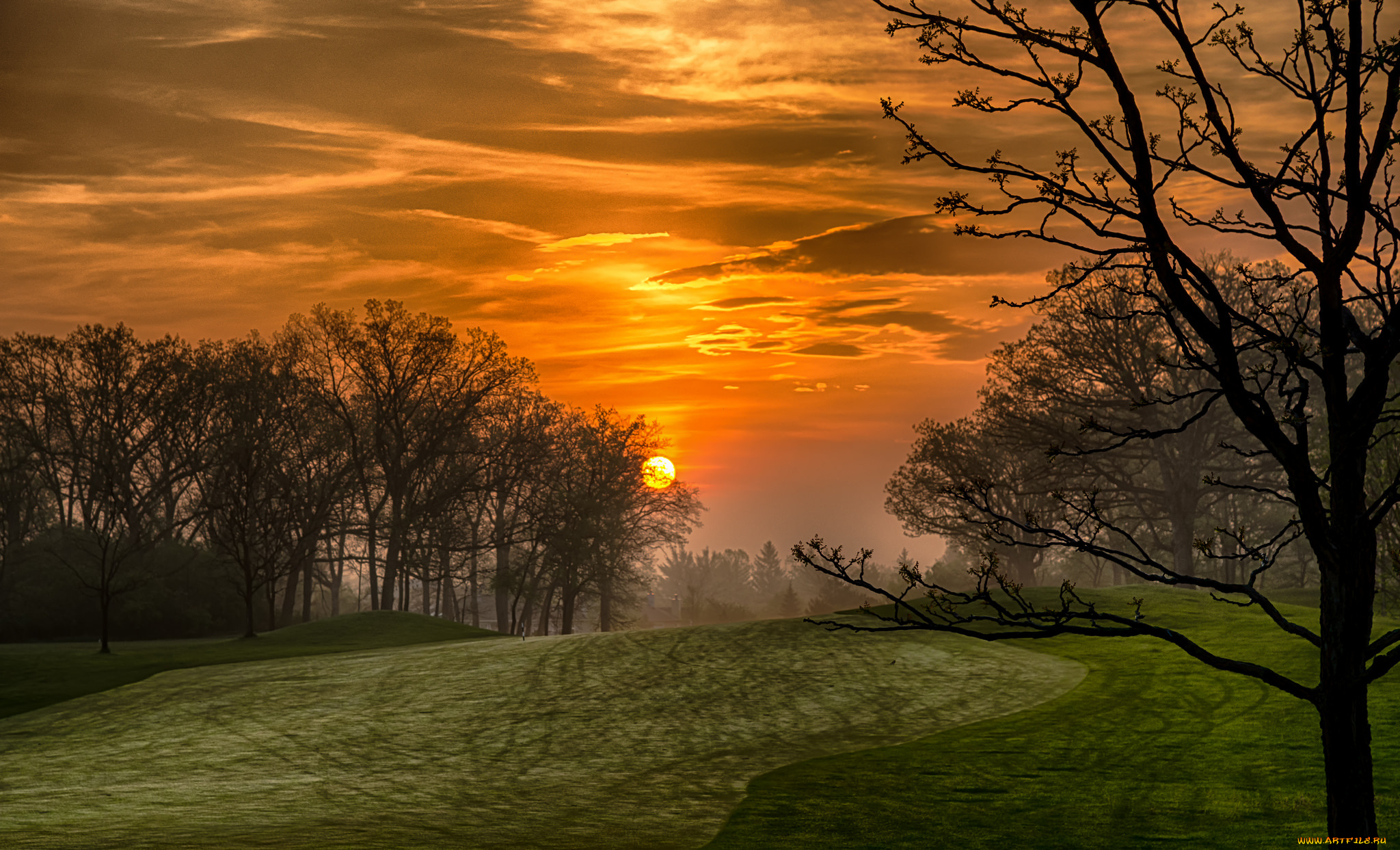 природа, восходы, закаты, простор