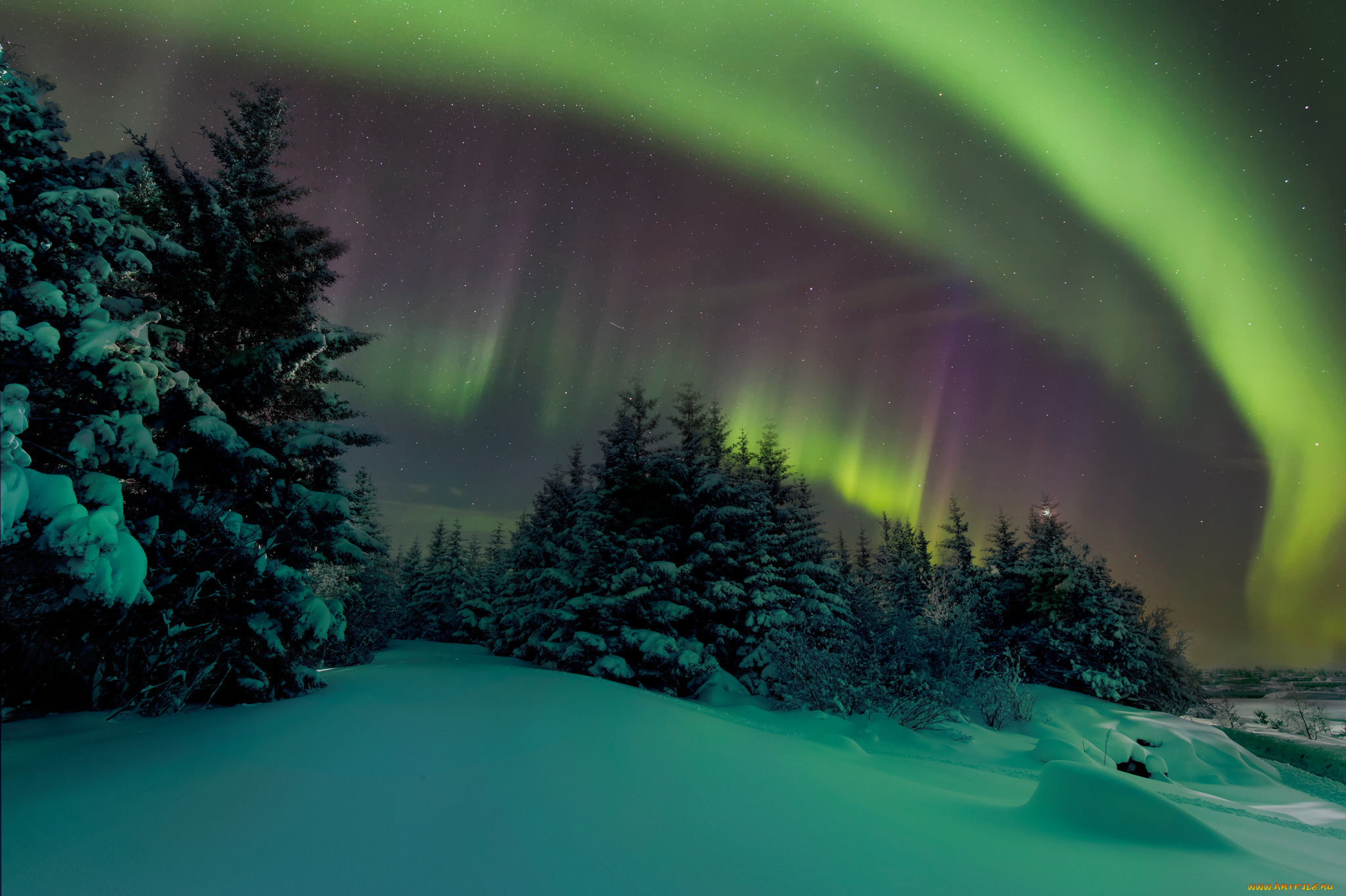 природа, радуга, простор