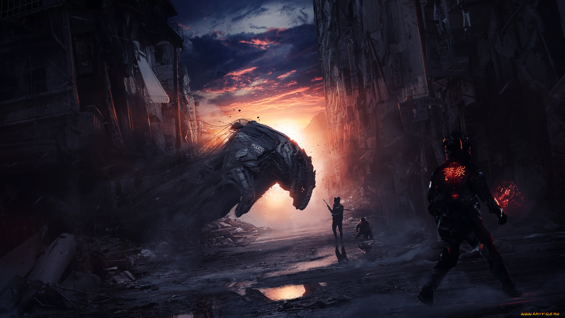 фэнтези, иные, миры, , иные, времена, police, 2067, antoine, collignon