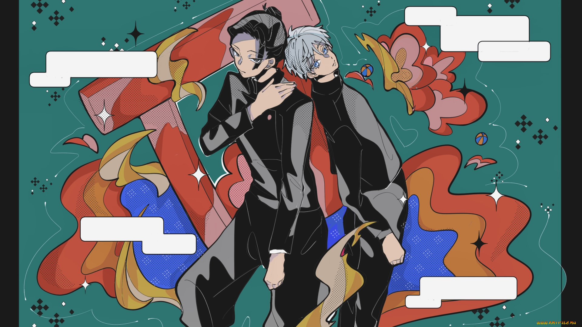 аниме, jujutsu, kaisen, магическая, битва