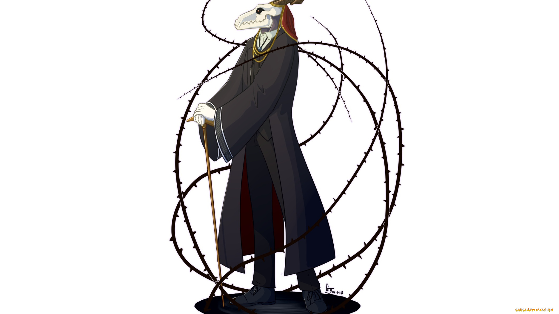 аниме, mahou, tsukai, no, yome, невеста, чародея