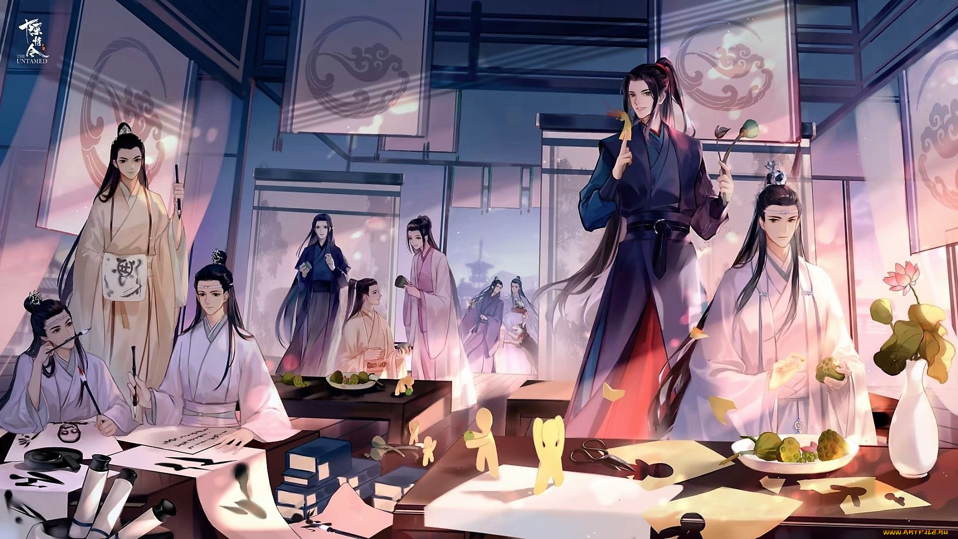 аниме, mo, dao, zu, shi, персонажи