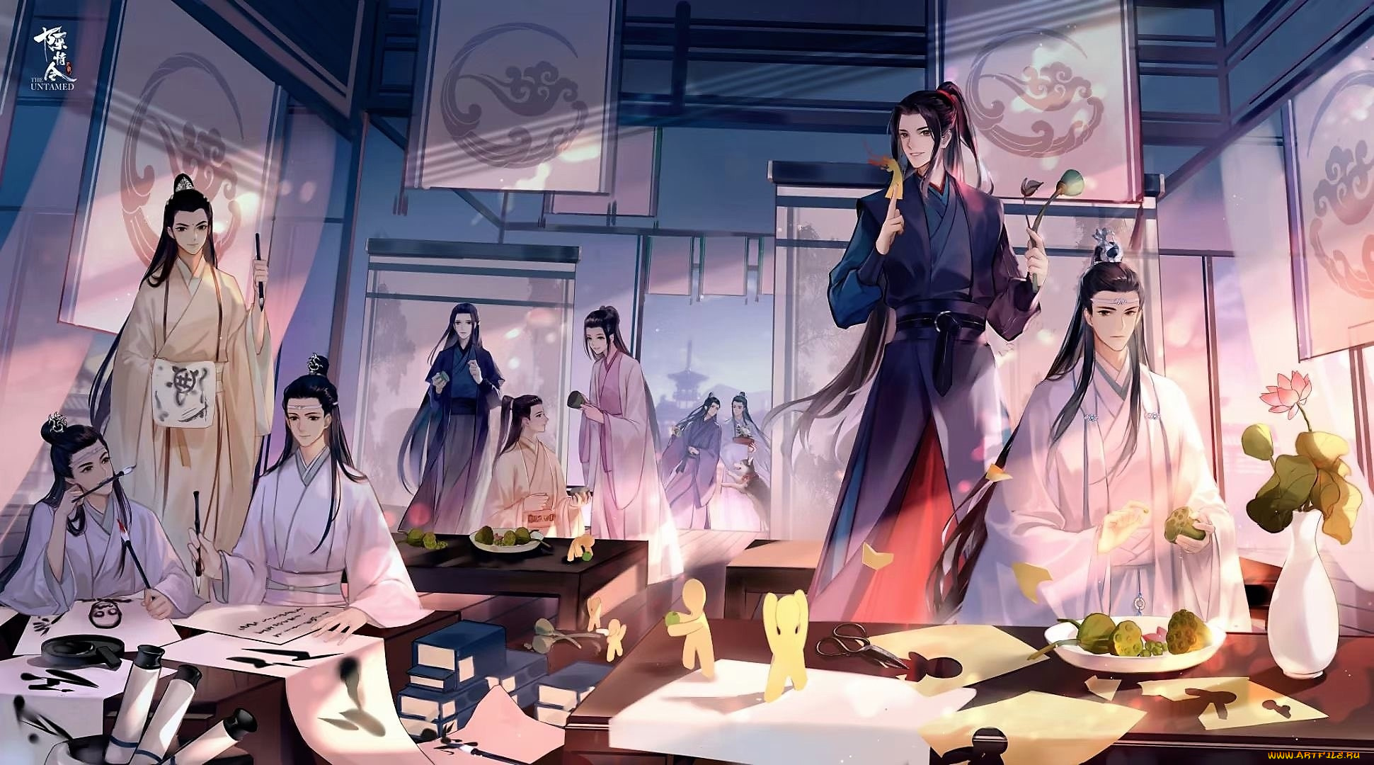 аниме, mo, dao, zu, shi, персонажи