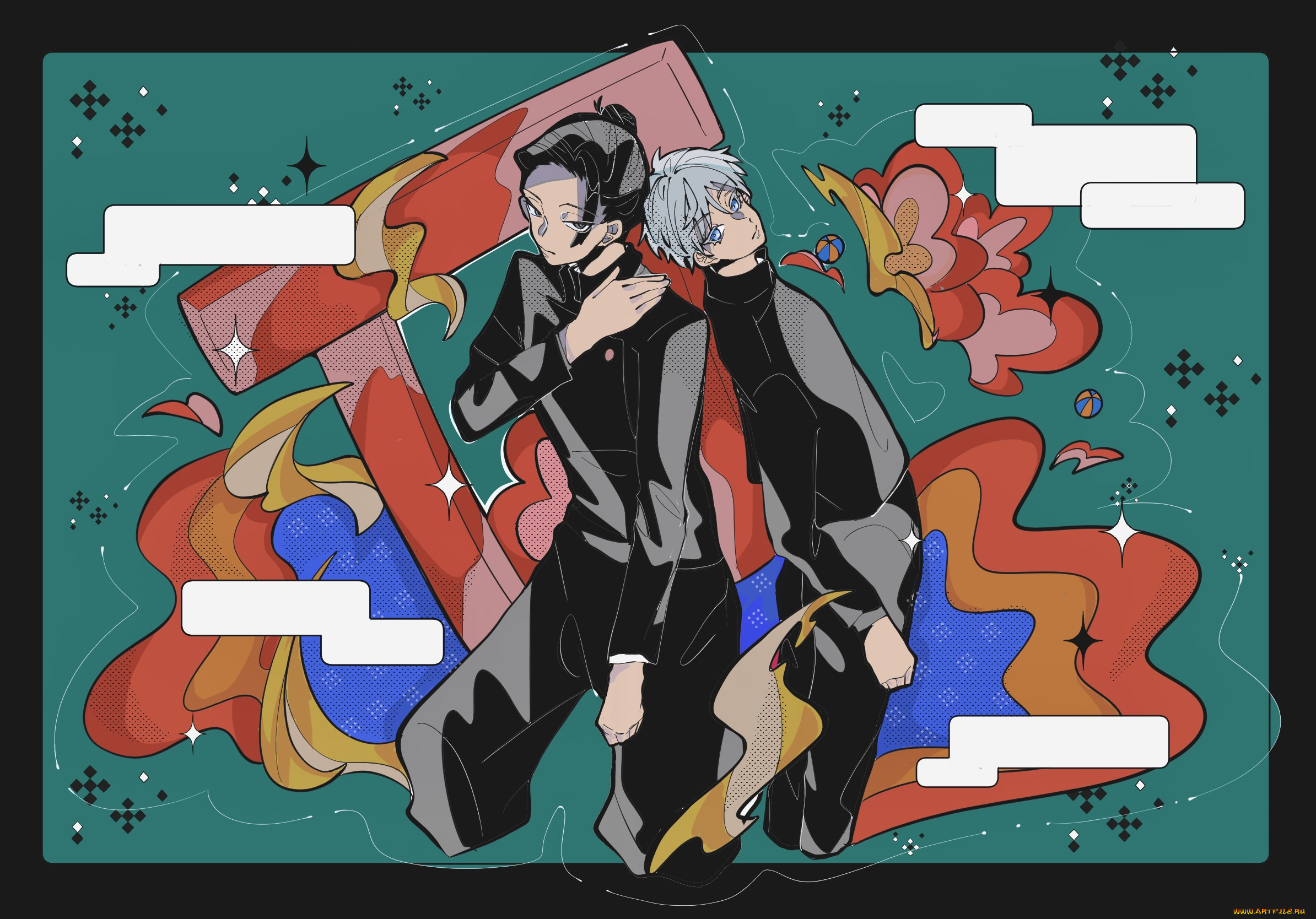 аниме, jujutsu, kaisen, магическая, битва